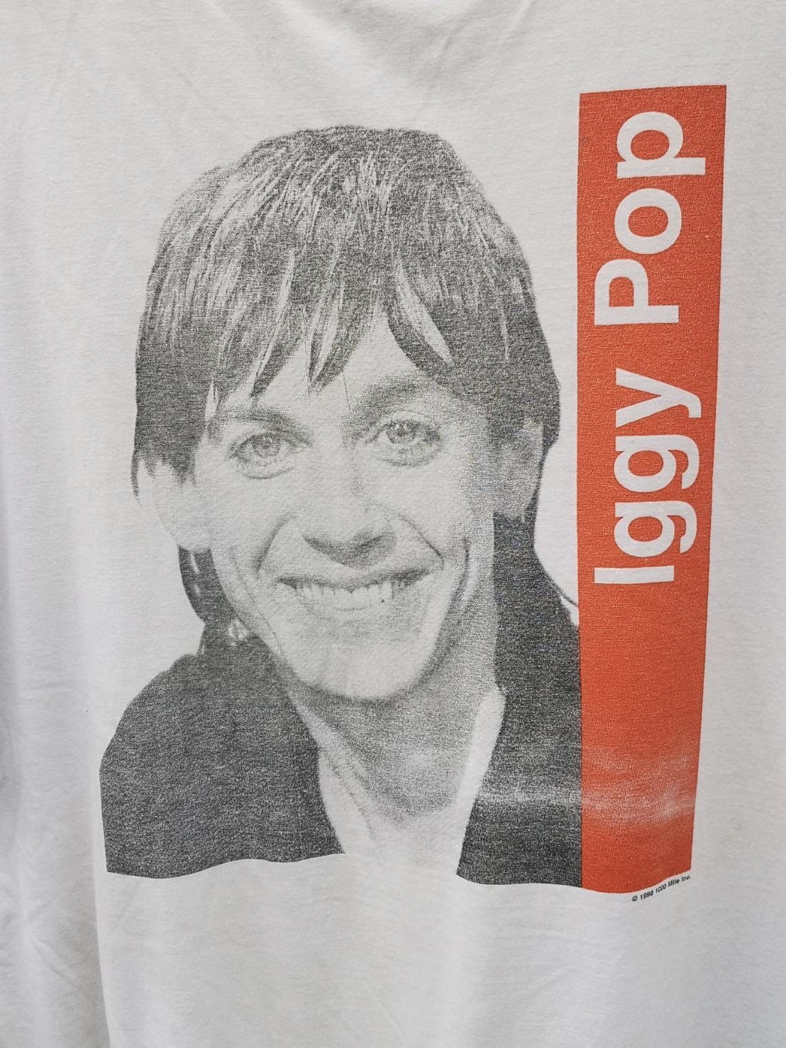 Band Tees × Vintage 1998’s Rare. Vintage Iggy Pop Punk Tour Europe T-shirt Size US XL / EU 56 / 4 - 5 Thumbnail