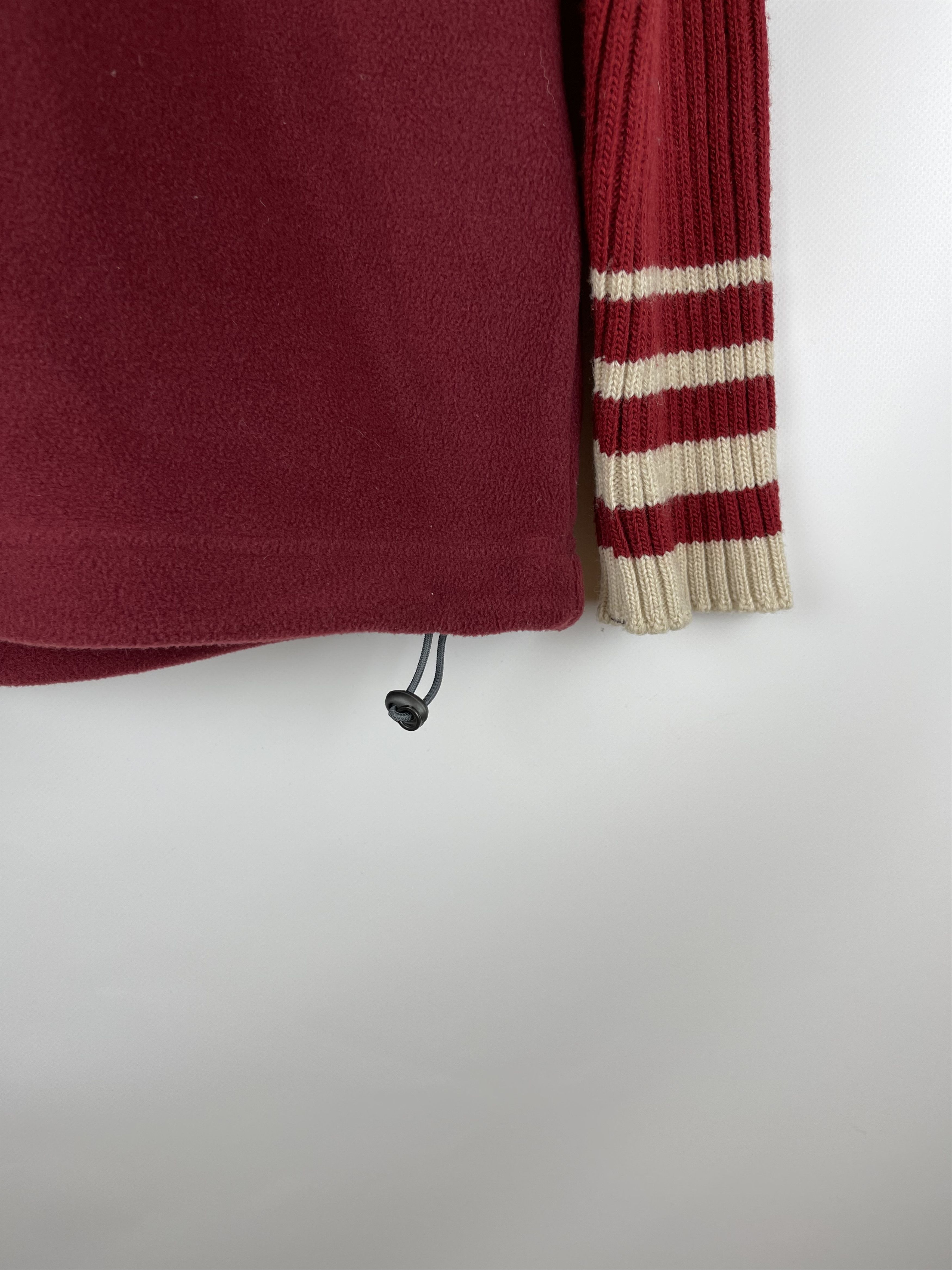 Japanese Brand Think Pink vintage fleece with wool sleeve hype jacket Size US S / EU 44-46 / 1 - 7 Thumbnail