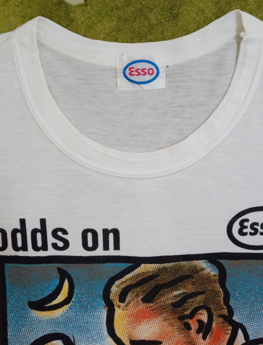 Vintage × basketcase gallery Vintage 80s Esso x Odds On Movie/Novel Promo T-shirt Size US M / EU 48-50 / 2 - 4 Thumbnail