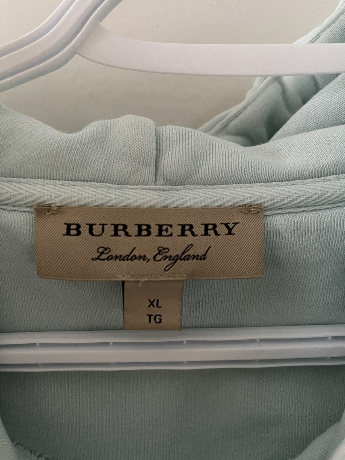 Burberry Elison Logo Burberry Hoodie Size US XL / EU 56 / 4 - 4 Thumbnail