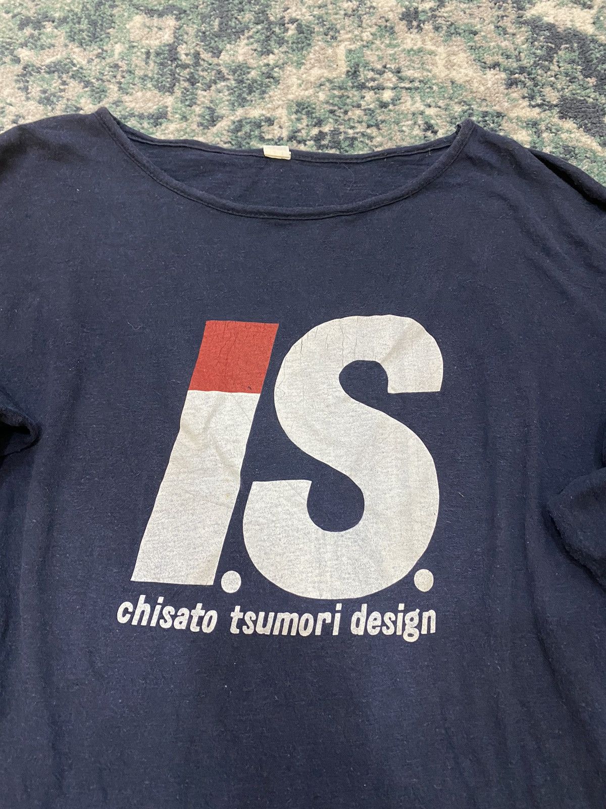 Issey Miyake 80s Issey Miyake X Tsumori Chisato I.S. Big Logo L/S Size US M / EU 48-50 / 2 - 6 Thumbnail