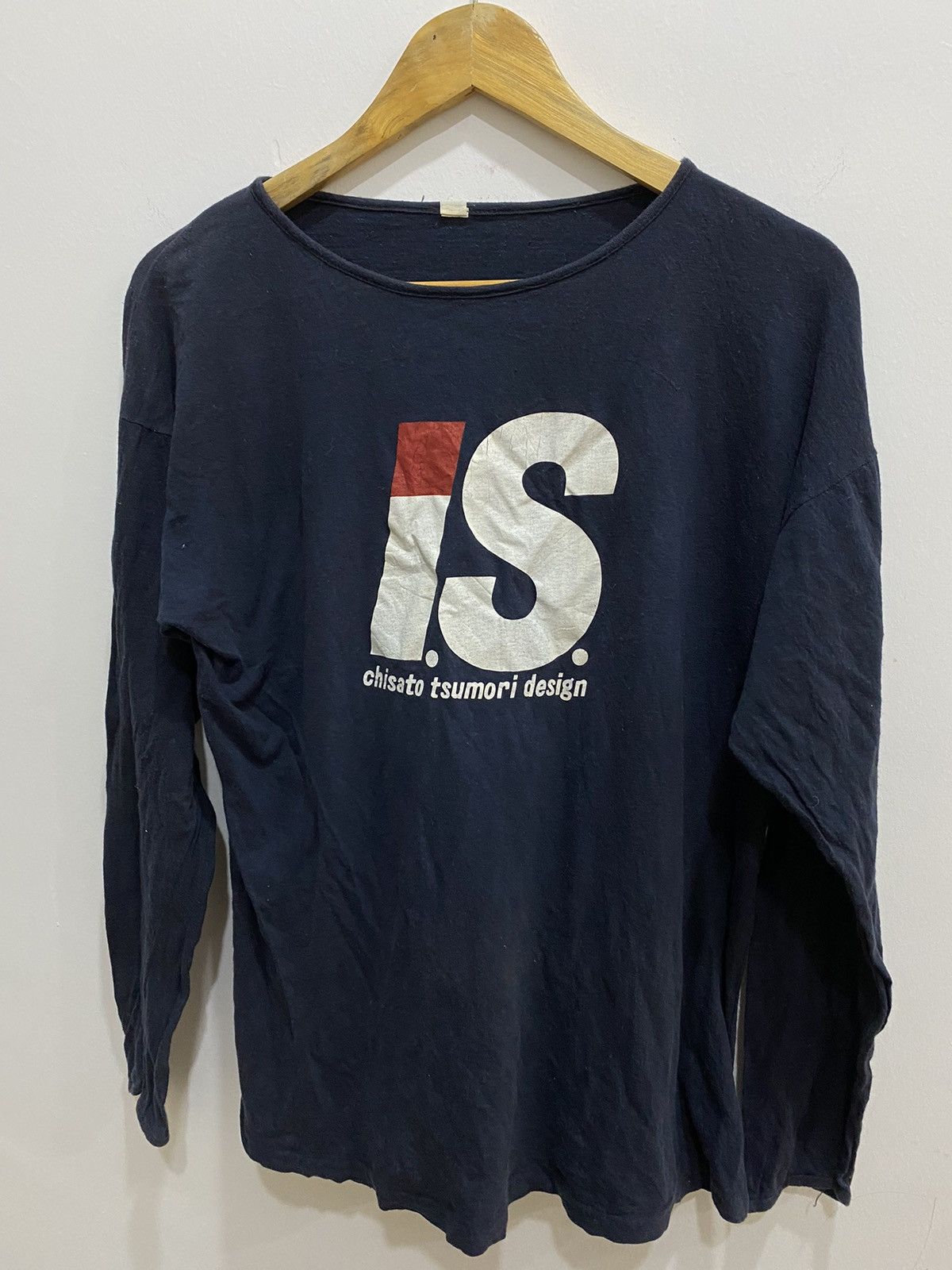 Issey Miyake 80s Issey Miyake X Tsumori Chisato I.S. Big Logo L/S Size US M / EU 48-50 / 2 - 10 Thumbnail