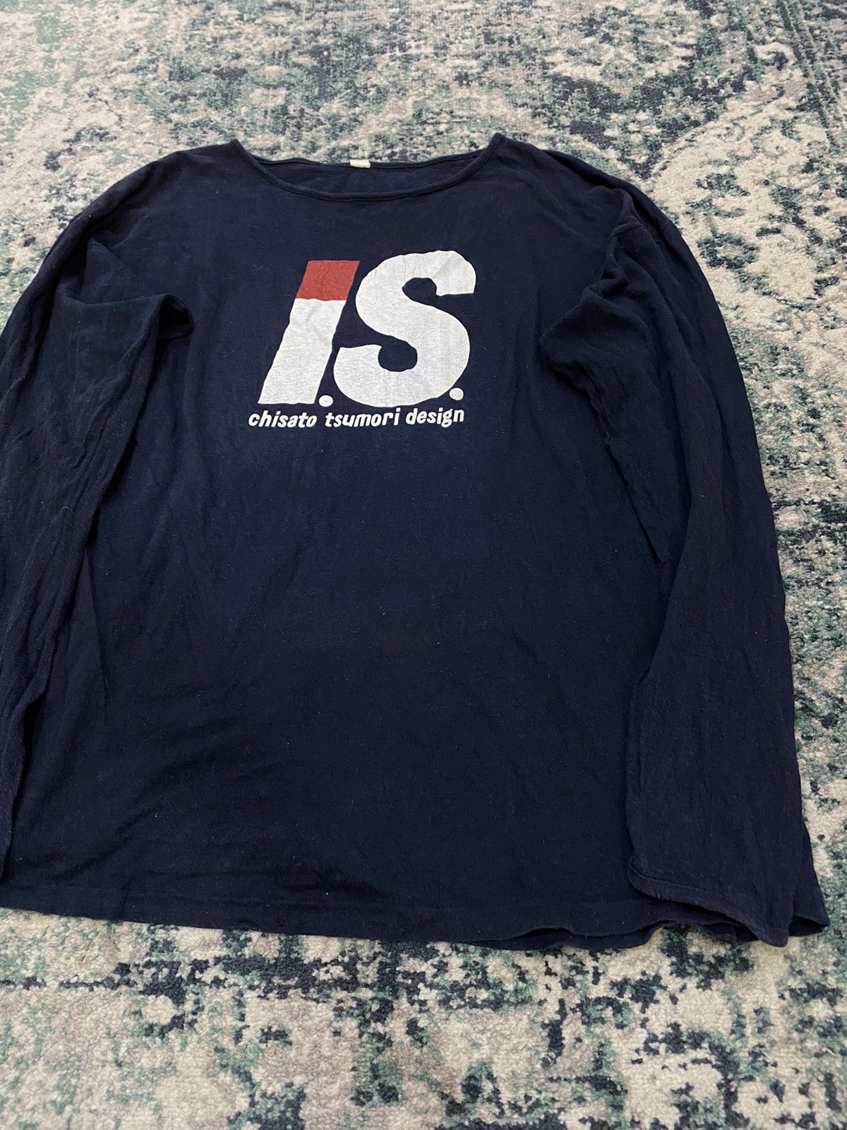 Issey Miyake 80s Issey Miyake X Tsumori Chisato I.S. Big Logo L/S Size US M / EU 48-50 / 2 - 3 Thumbnail