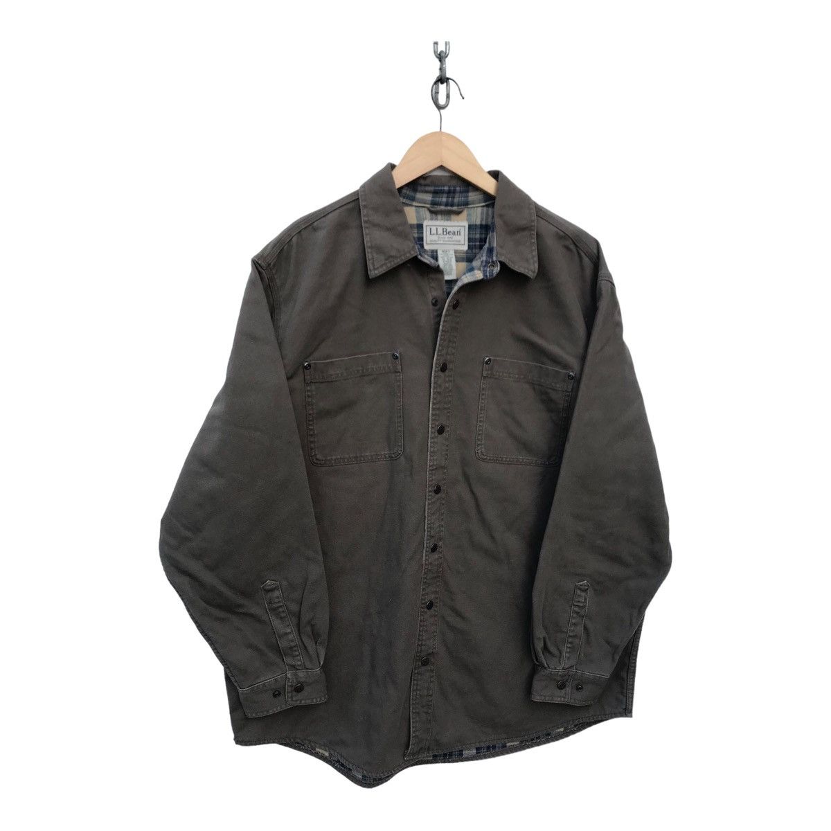 L.L. Bean LL Bean Big Size Cotton Light Jacket LL Bean Works Jacket Size US XL / EU 56 / 4 - 2 Thumbnail