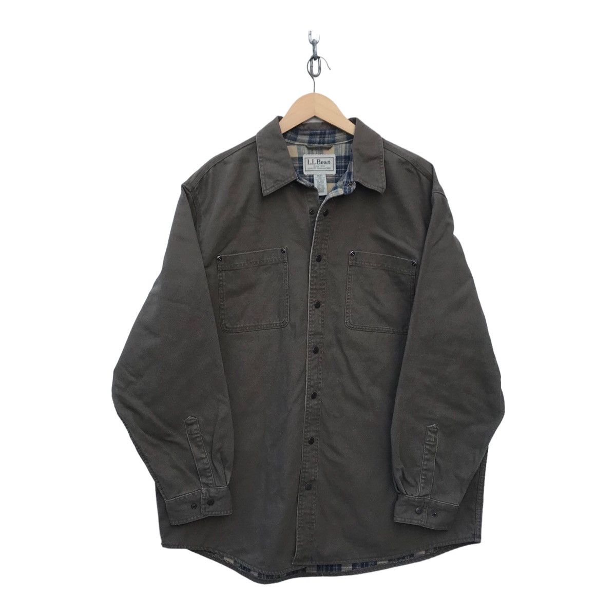 L.L. Bean LL Bean Big Size Cotton Light Jacket LL Bean Works Jacket Size US XL / EU 56 / 4 - 1 Thumbnail