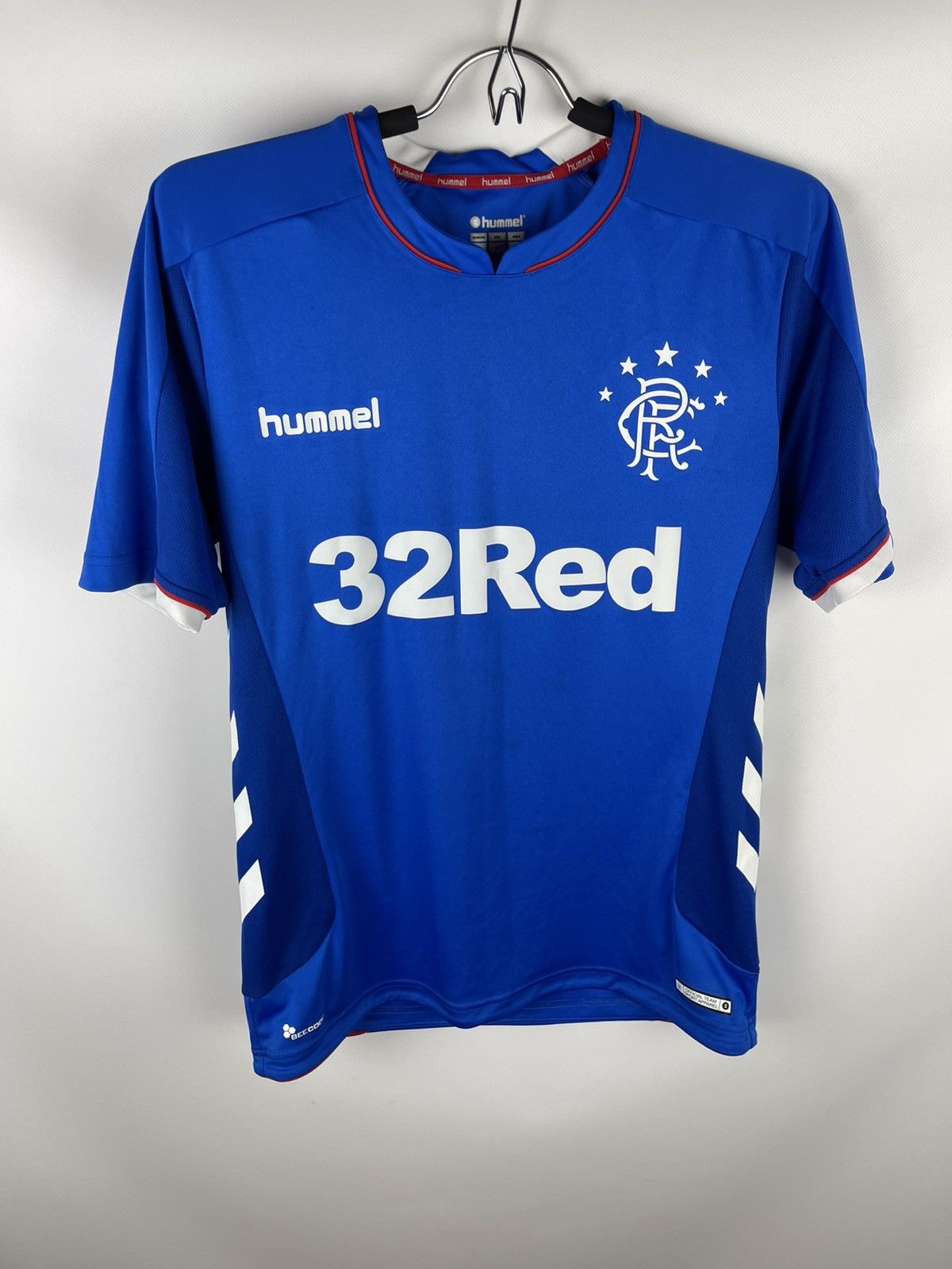 Hummel Hummel Rangers 2018 2019 home soccer jersey football shirt Size US S / EU 44-46 / 1 - 4 Thumbnail