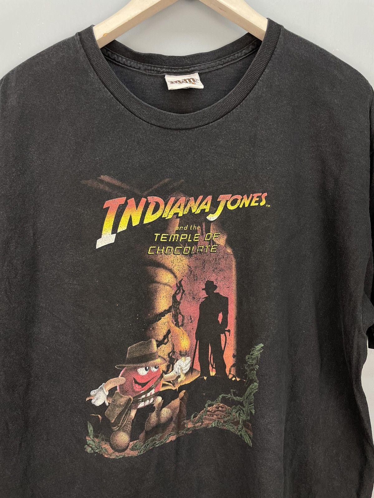 Cartoon Network Vintage Y2K Indiana Jones X M&M chocolate t shirt Size US XL / EU 56 / 4 - 3 Thumbnail