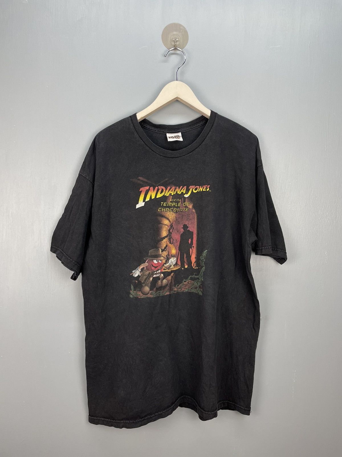 Cartoon Network Vintage Y2K Indiana Jones X M&M chocolate t shirt Size US XL / EU 56 / 4 - 1 Thumbnail