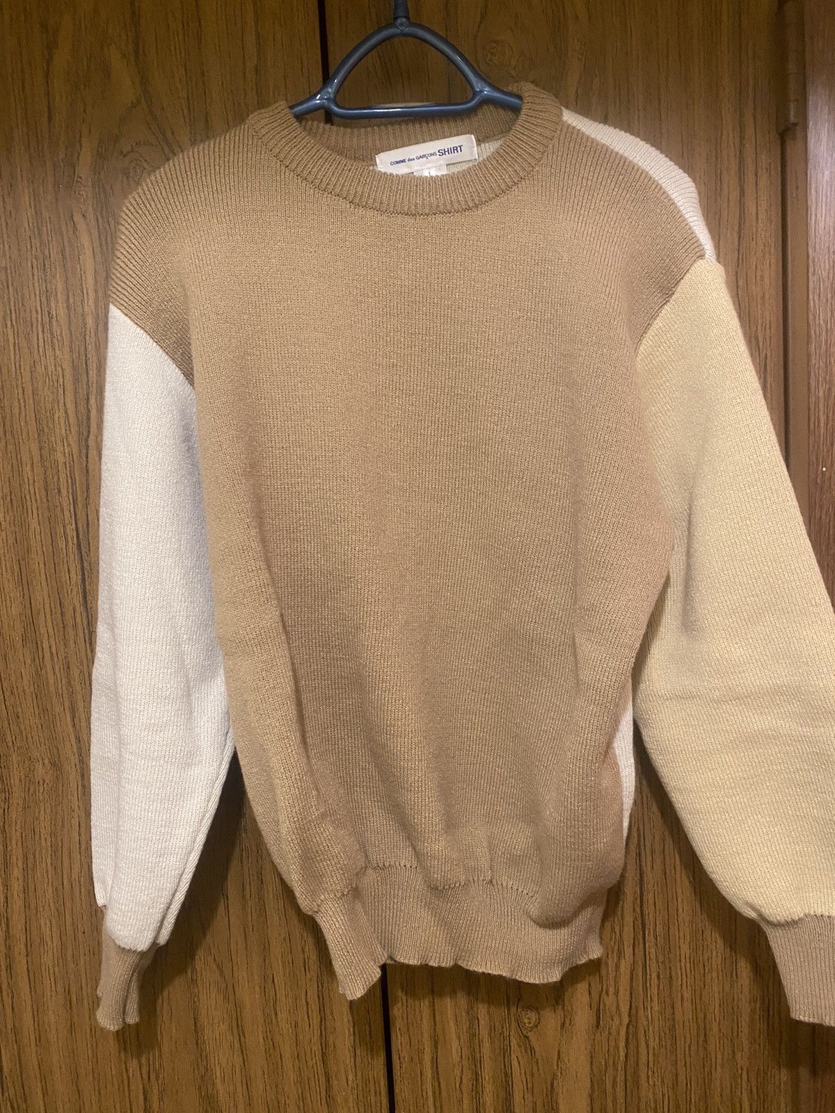 Comme des Garcons SHIRT Tonal crewneck sweater Size US L / EU 52-54 / 3 - 1 Thumbnail