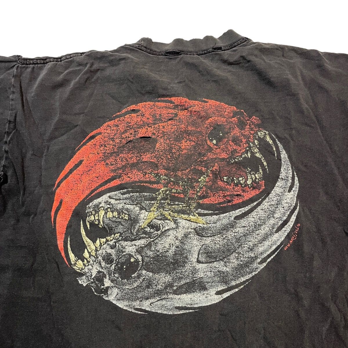 Giant × Metallica × Vintage 90s Thrashed Metallica Pushead Tee Size US L / EU 52-54 / 3 - 7 Thumbnail