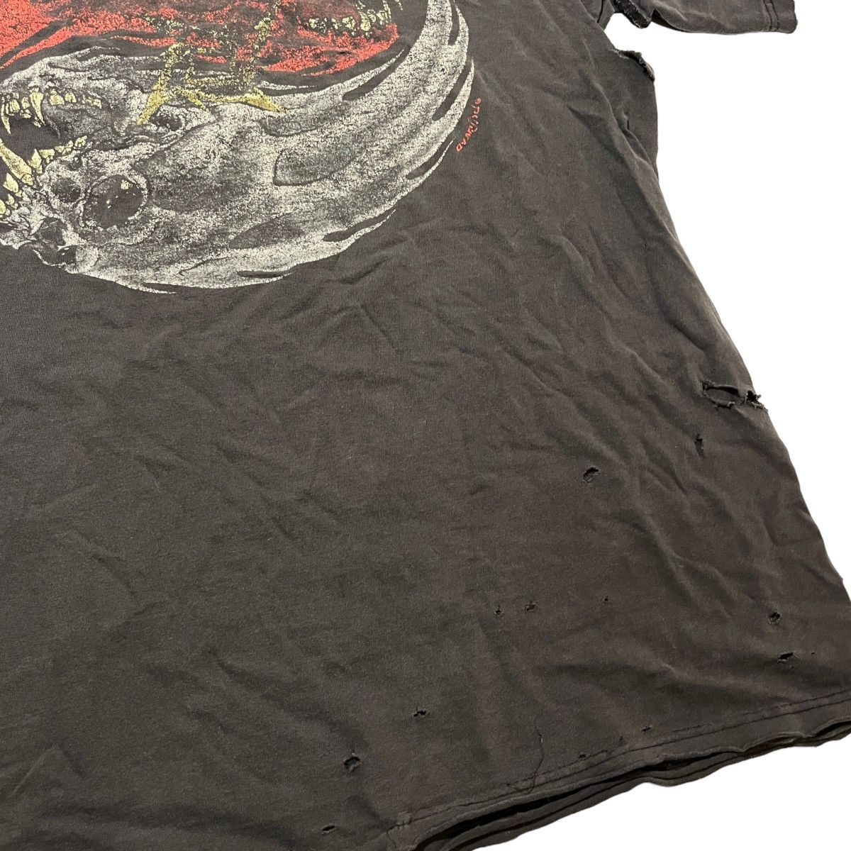 Giant × Metallica × Vintage 90s Thrashed Metallica Pushead Tee Size US L / EU 52-54 / 3 - 8 Thumbnail