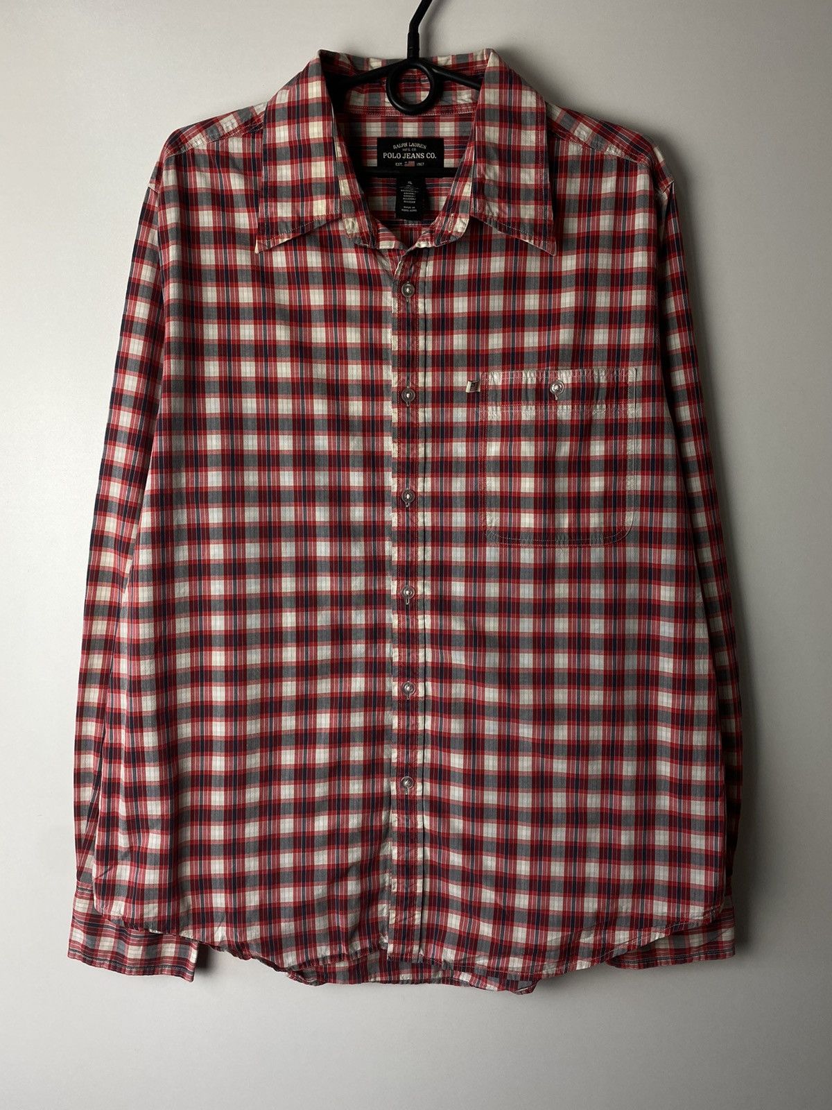 Vintage Polo Jeans Ralph Lauren vintage shirts size XL Size US XL / EU 56 / 4 - 1 Thumbnail