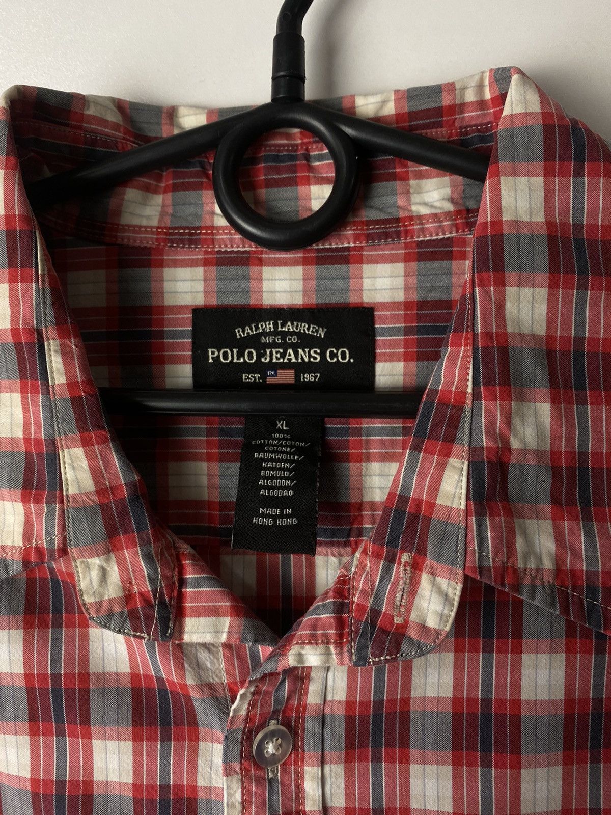 Vintage Polo Jeans Ralph Lauren vintage shirts size XL Size US XL / EU 56 / 4 - 3 Thumbnail