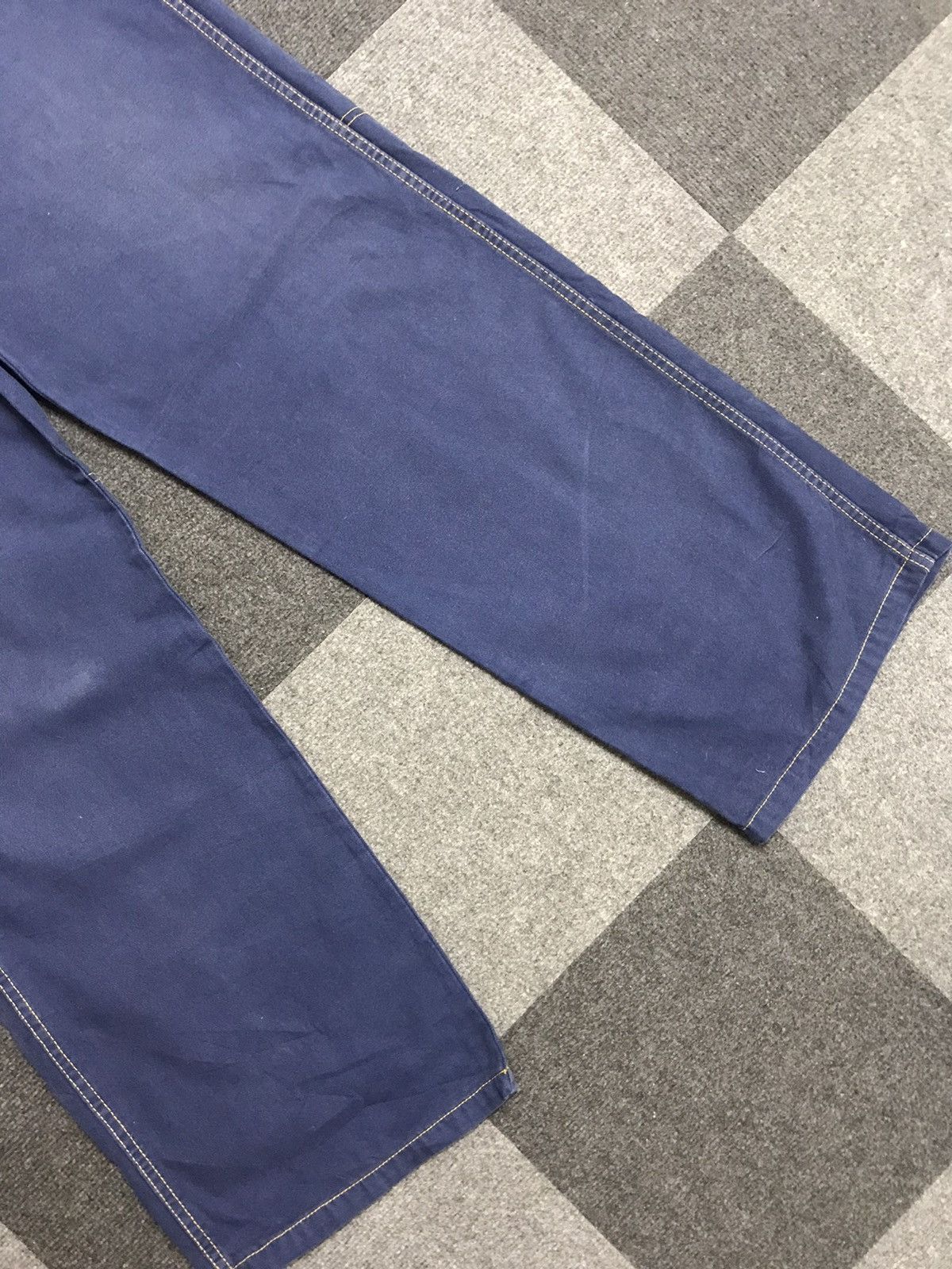 Japanese Brand × Vintage 💥BAGGY💥ROUGH&TOUGH Japan Duck Canvas Baggy Carpenter Pant Size US 29 - 6 Thumbnail