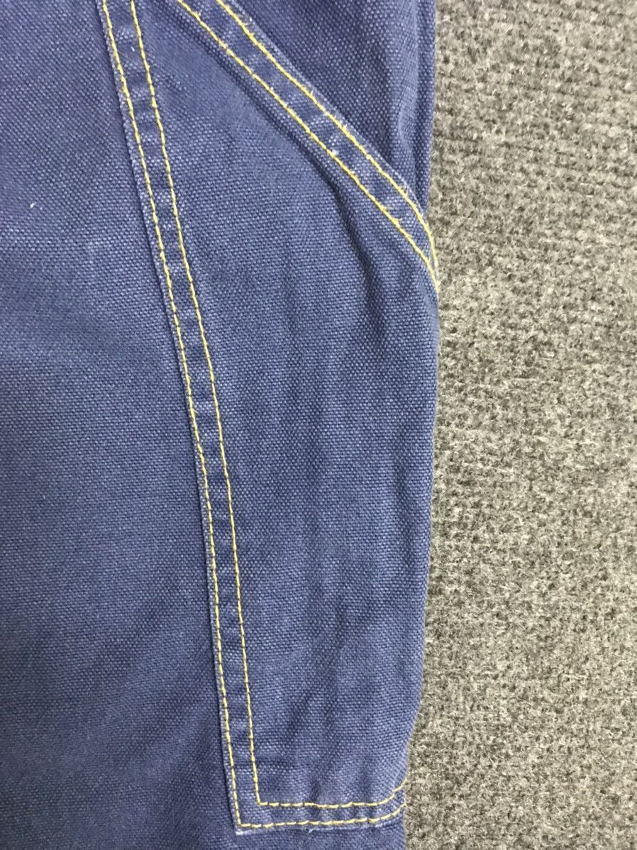 Japanese Brand × Vintage 💥BAGGY💥ROUGH&TOUGH Japan Duck Canvas Baggy Carpenter Pant Size US 29 - 16 Thumbnail
