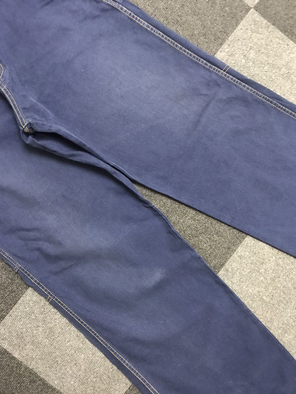 Japanese Brand × Vintage 💥BAGGY💥ROUGH&TOUGH Japan Duck Canvas Baggy Carpenter Pant Size US 29 - 5 Thumbnail