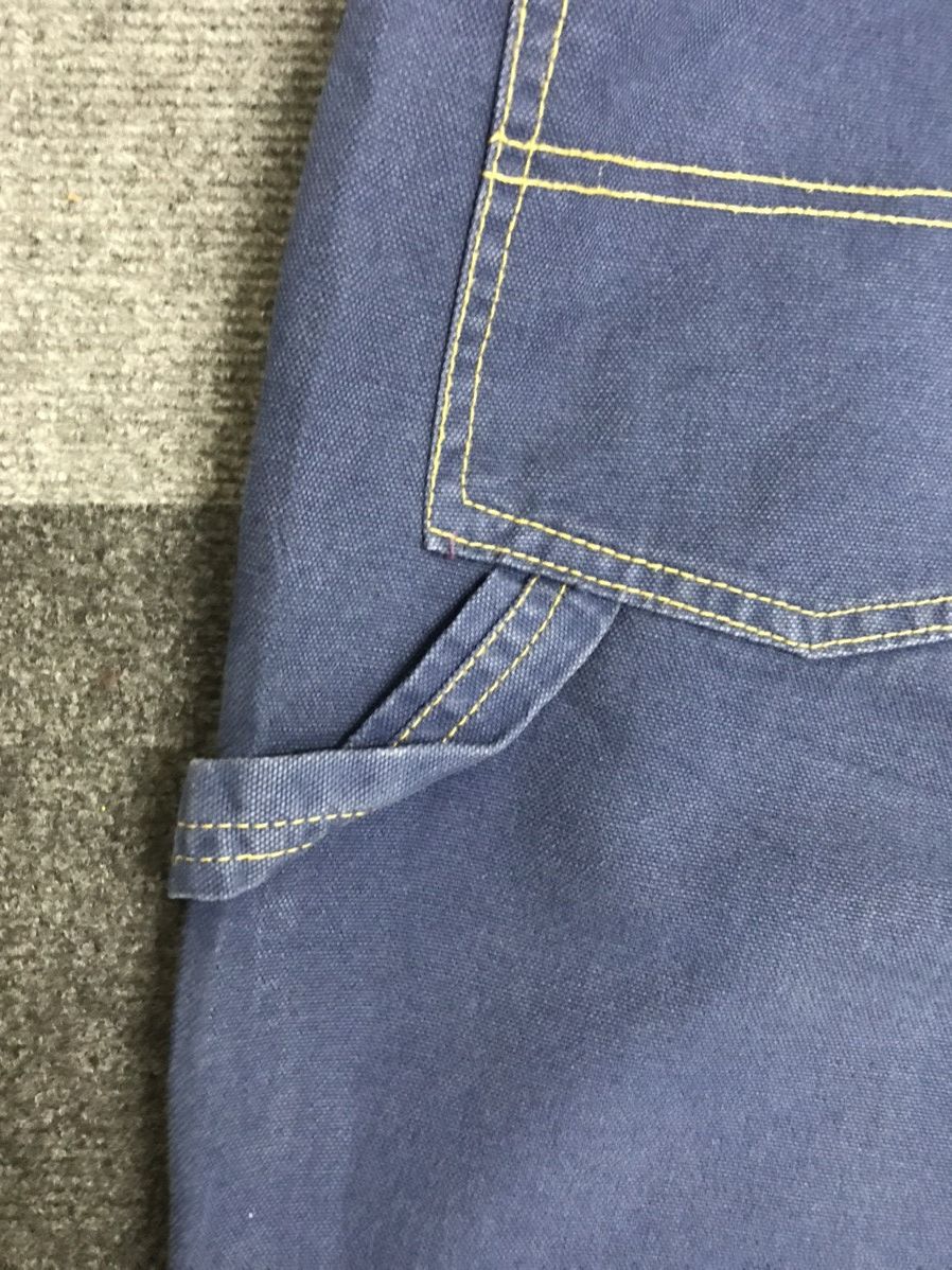 Japanese Brand × Vintage 💥BAGGY💥ROUGH&TOUGH Japan Duck Canvas Baggy Carpenter Pant Size US 29 - 17 Thumbnail
