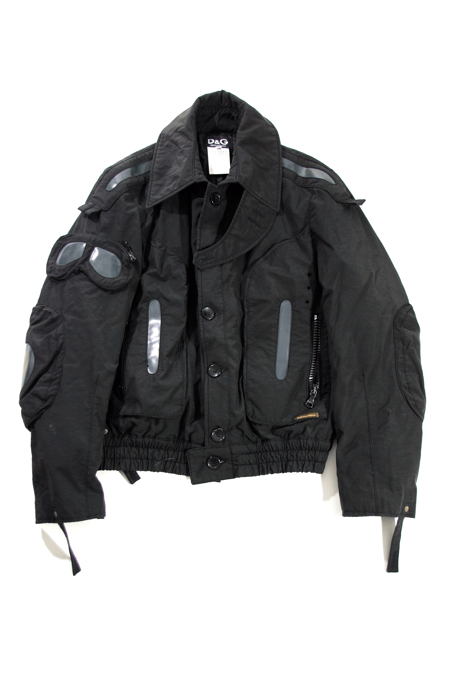 Goggle Window Bomber Jacket