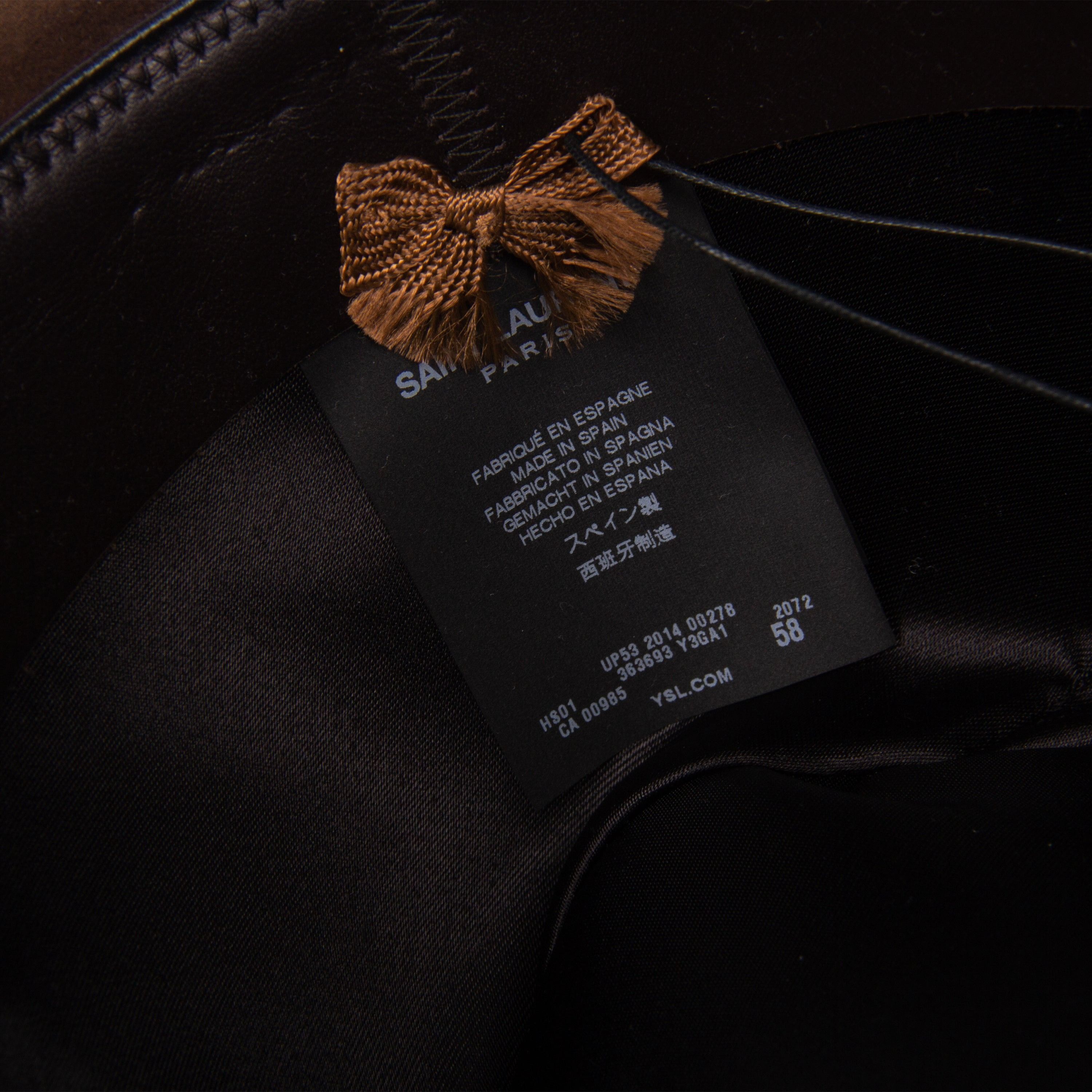 Saint Laurent Paris SAINT LAURENT SS14 BROWN HAT Size ONE SIZE - 5 Thumbnail