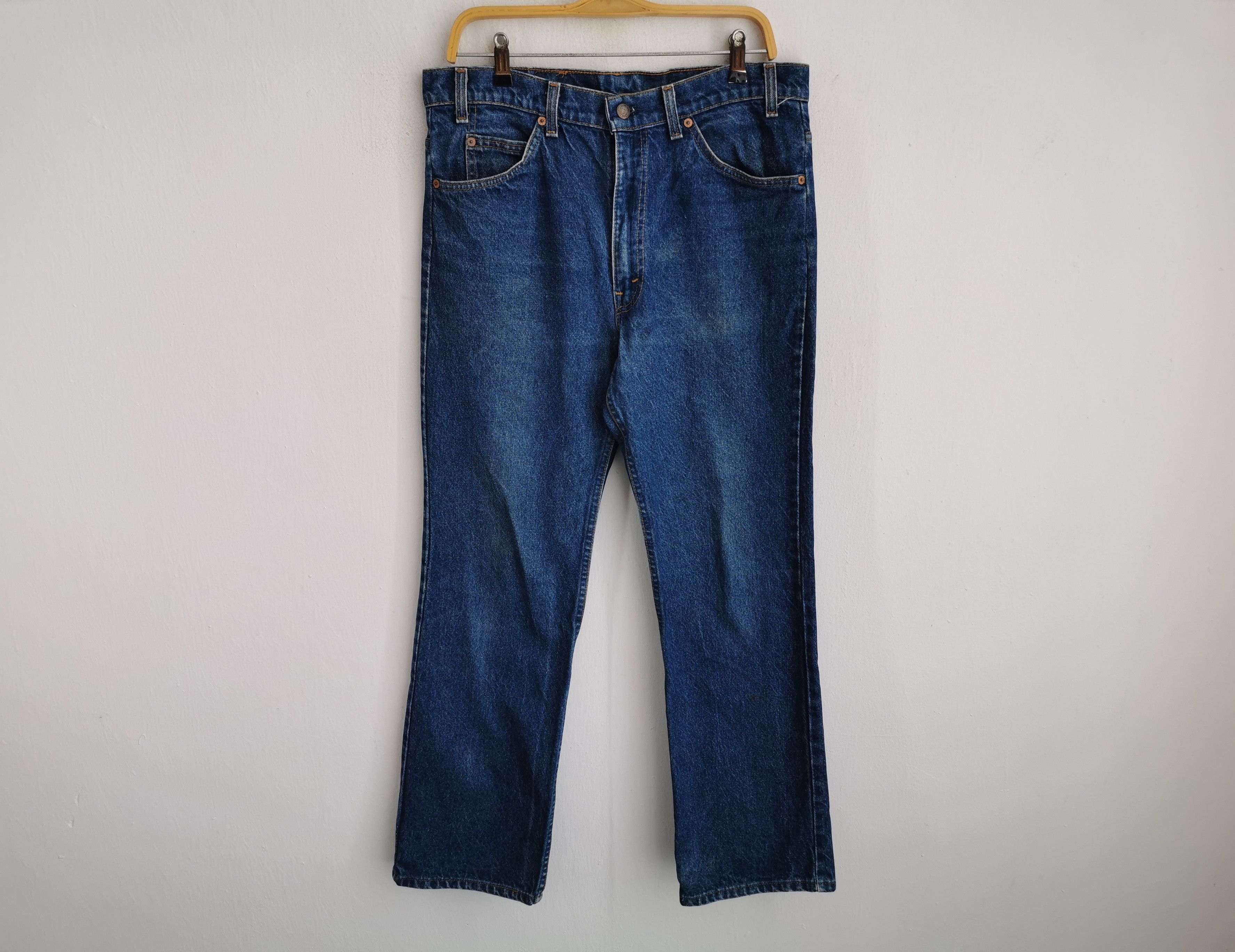 Levi's Vintage Levis Lot 517 Denim Jeans Made In USA Size 35/35x30 Size US 35 - 3 Thumbnail