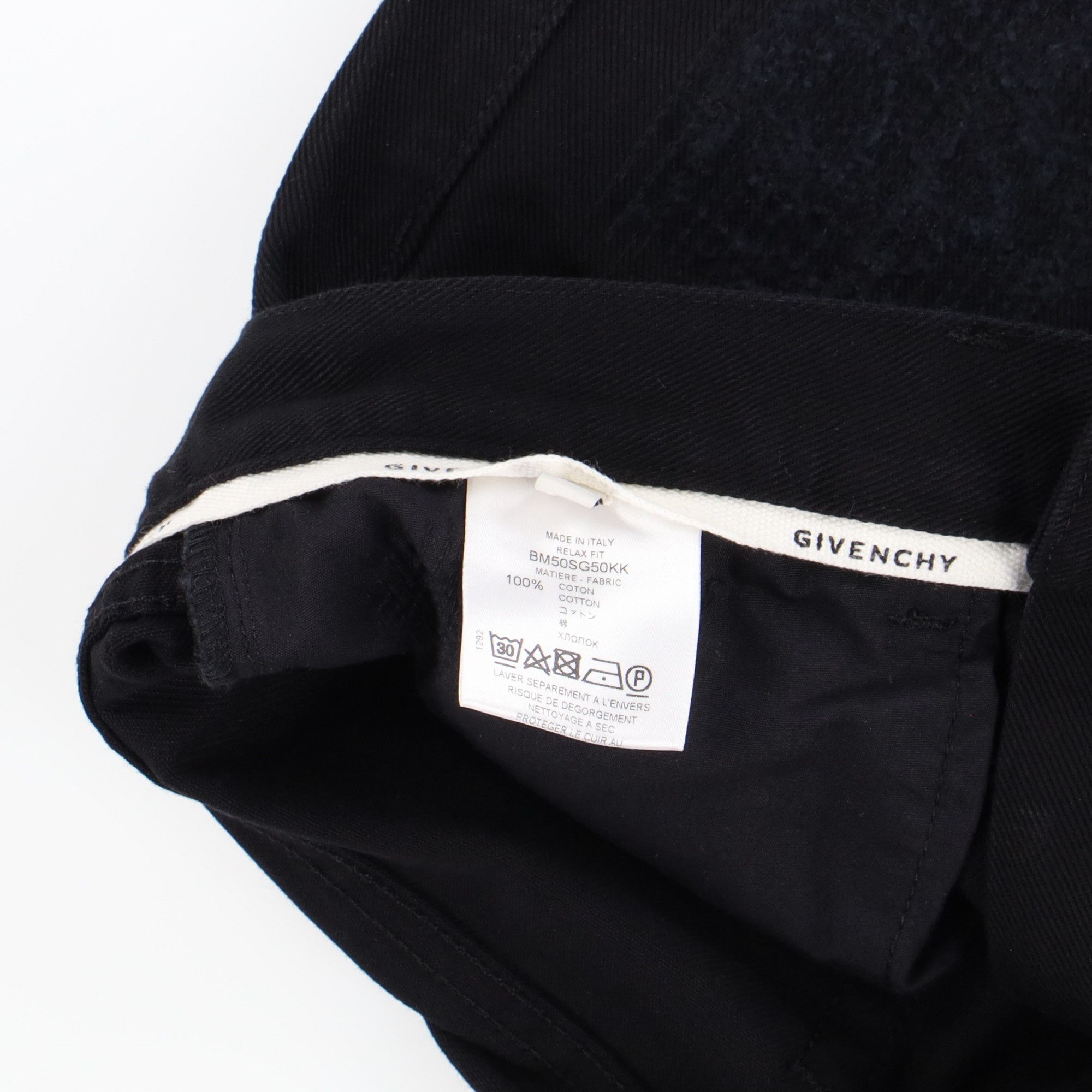 Givenchy Black Year Of The Ox Distressed Straight Jeans Size US 29 - 4 Thumbnail