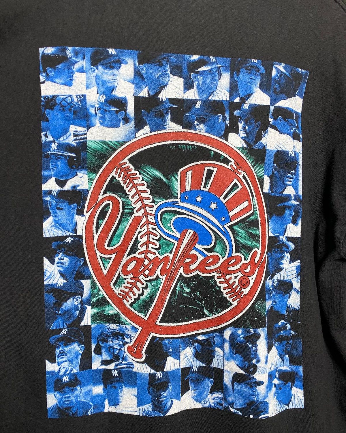Vintage 🚨Vintage NY Yankees World Champions 1998 Rap Tee T-Shirt Size US XXL / EU 58 / 5 - 5 Thumbnail