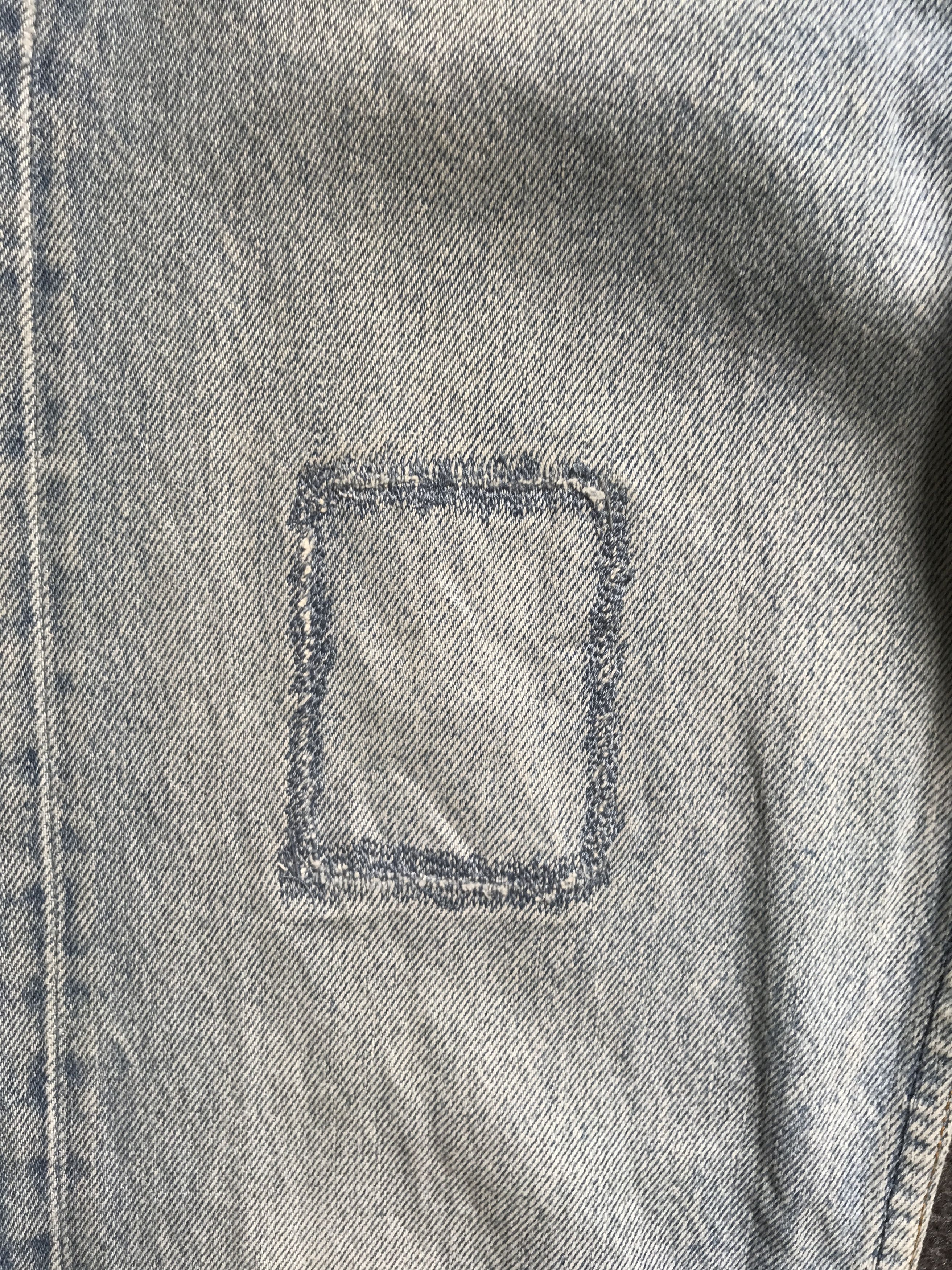 Levi's VLEV91 - Vtg Levis 501 80s Side Dam Distressed Jeans Size US 27 - 5 Thumbnail