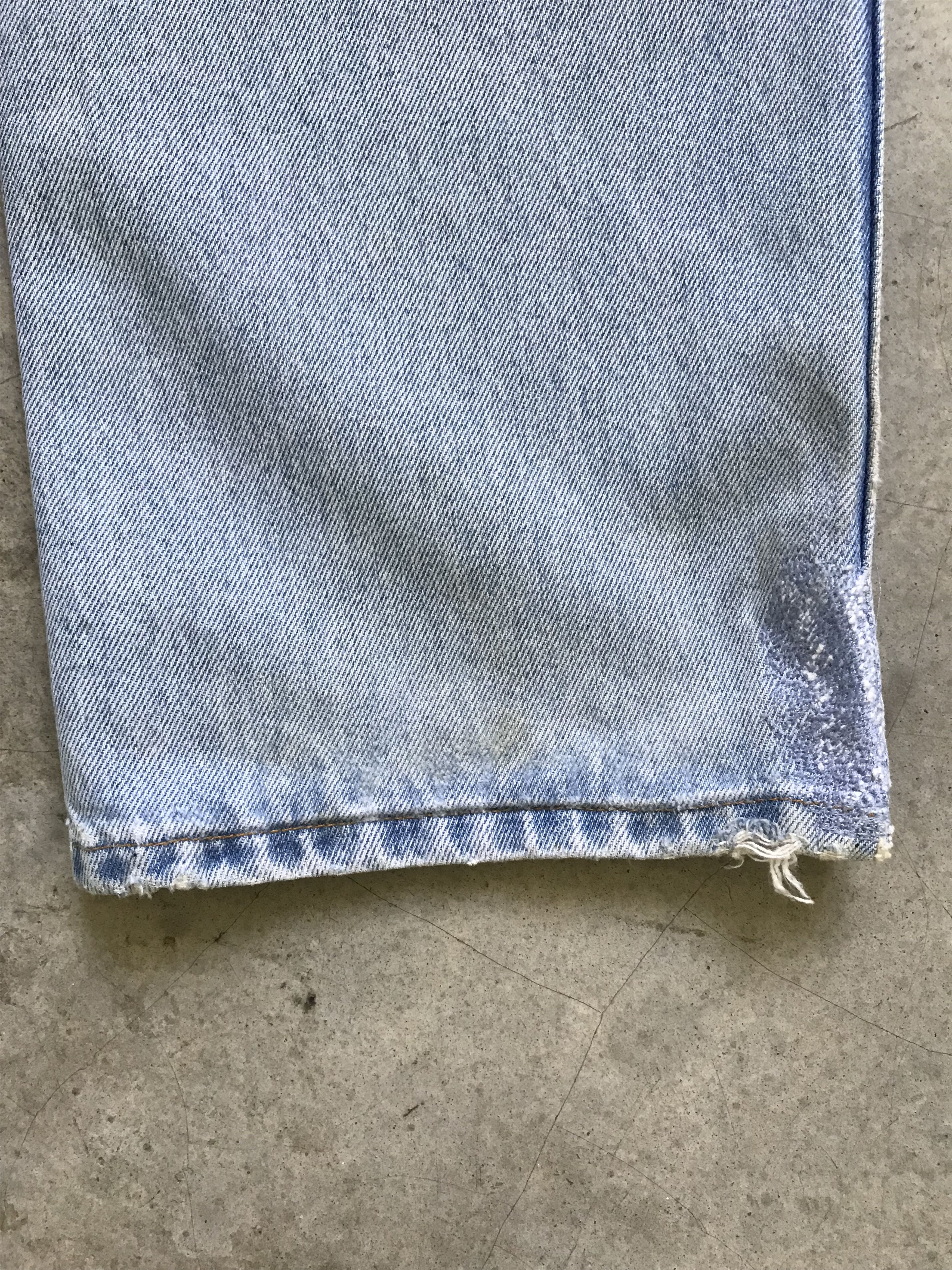 Levi's VLEV8 - Vintage Levis x Plaid Knee Distressed Denim Size US 34 / EU 50 - 13 Thumbnail