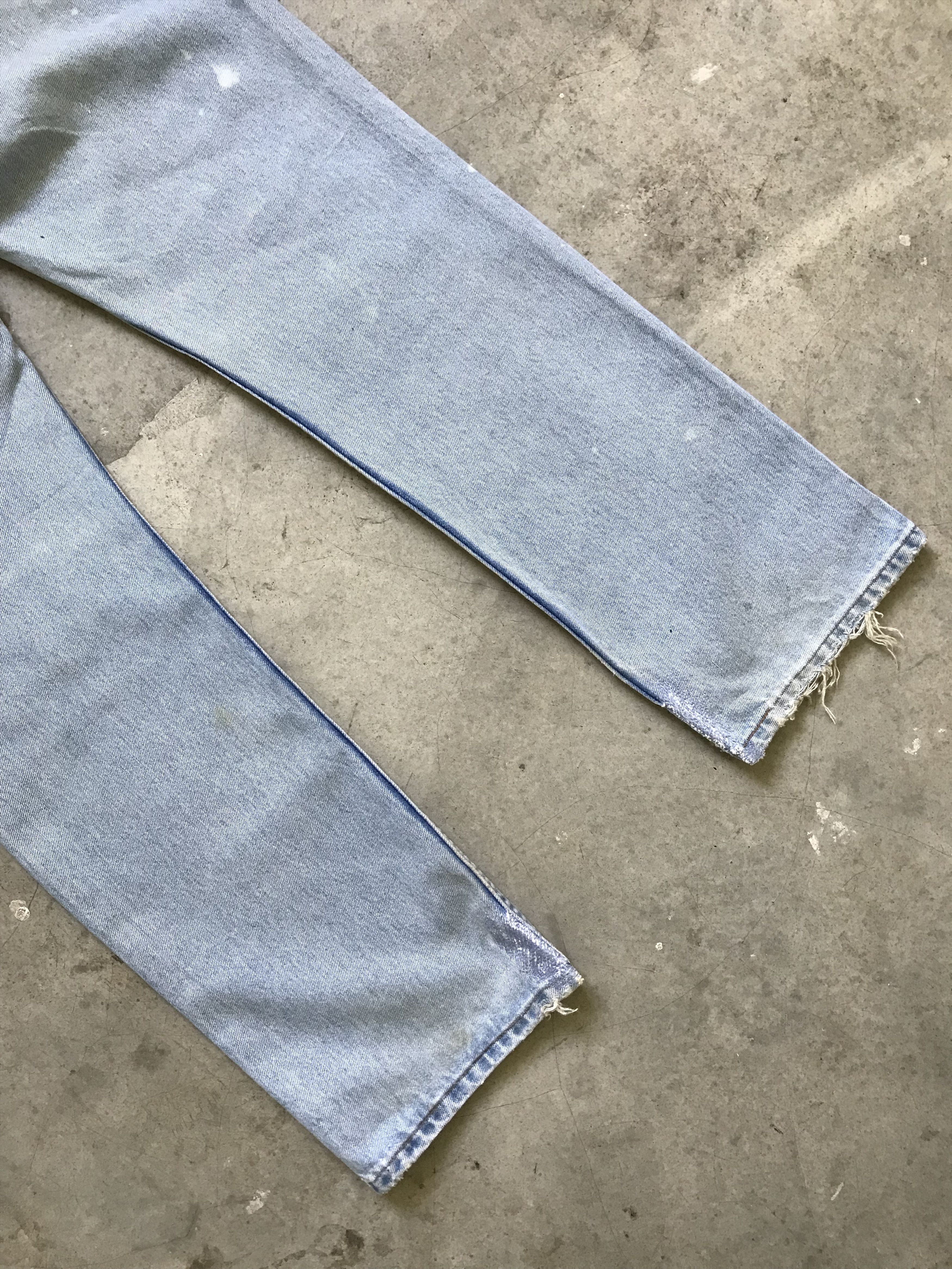 Levi's VLEV8 - Vintage Levis x Plaid Knee Distressed Denim Size US 34 / EU 50 - 12 Thumbnail