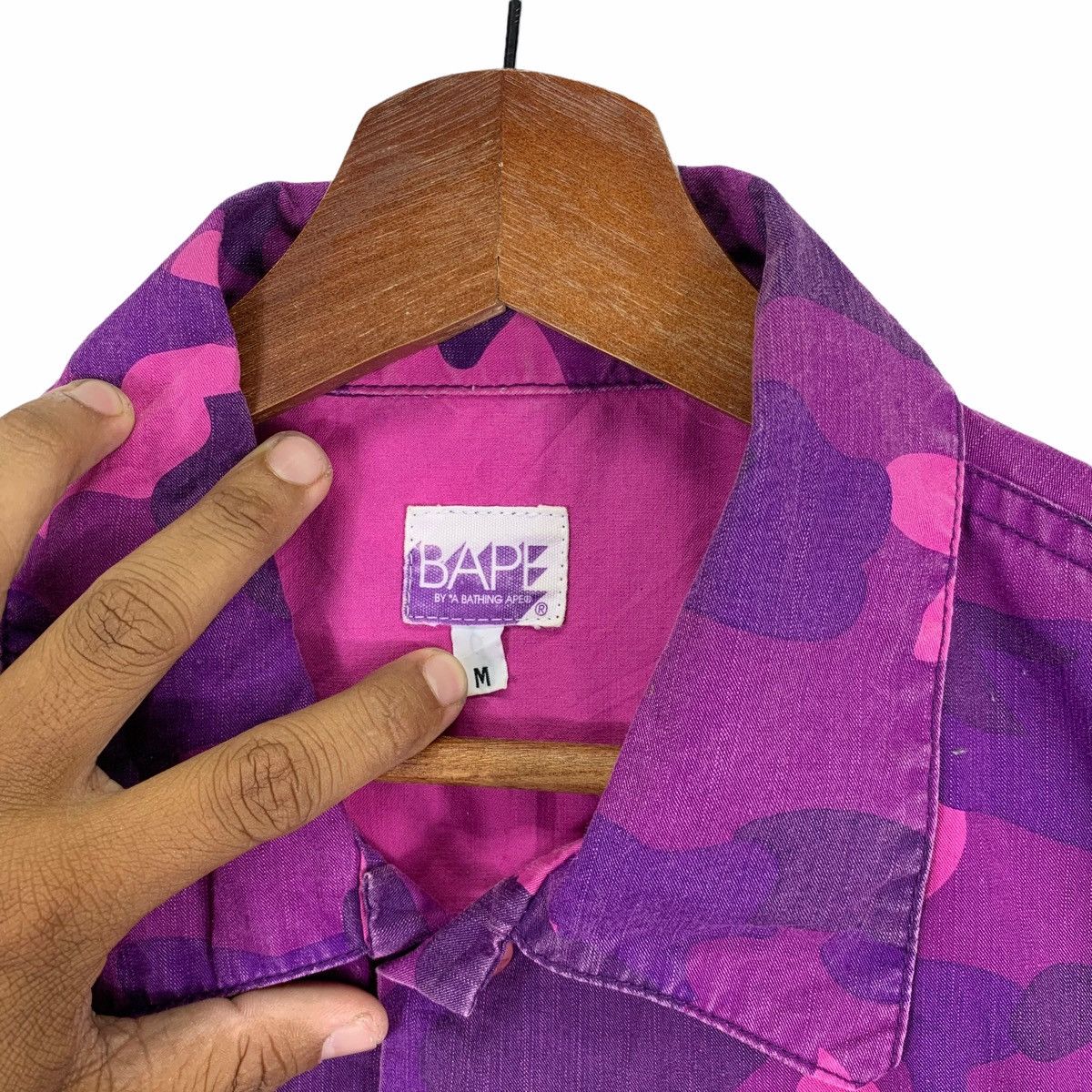 Bape COLOR CAMO MILITARY S/S SHIRT Size US M / EU 48-50 / 2 - 10 Thumbnail