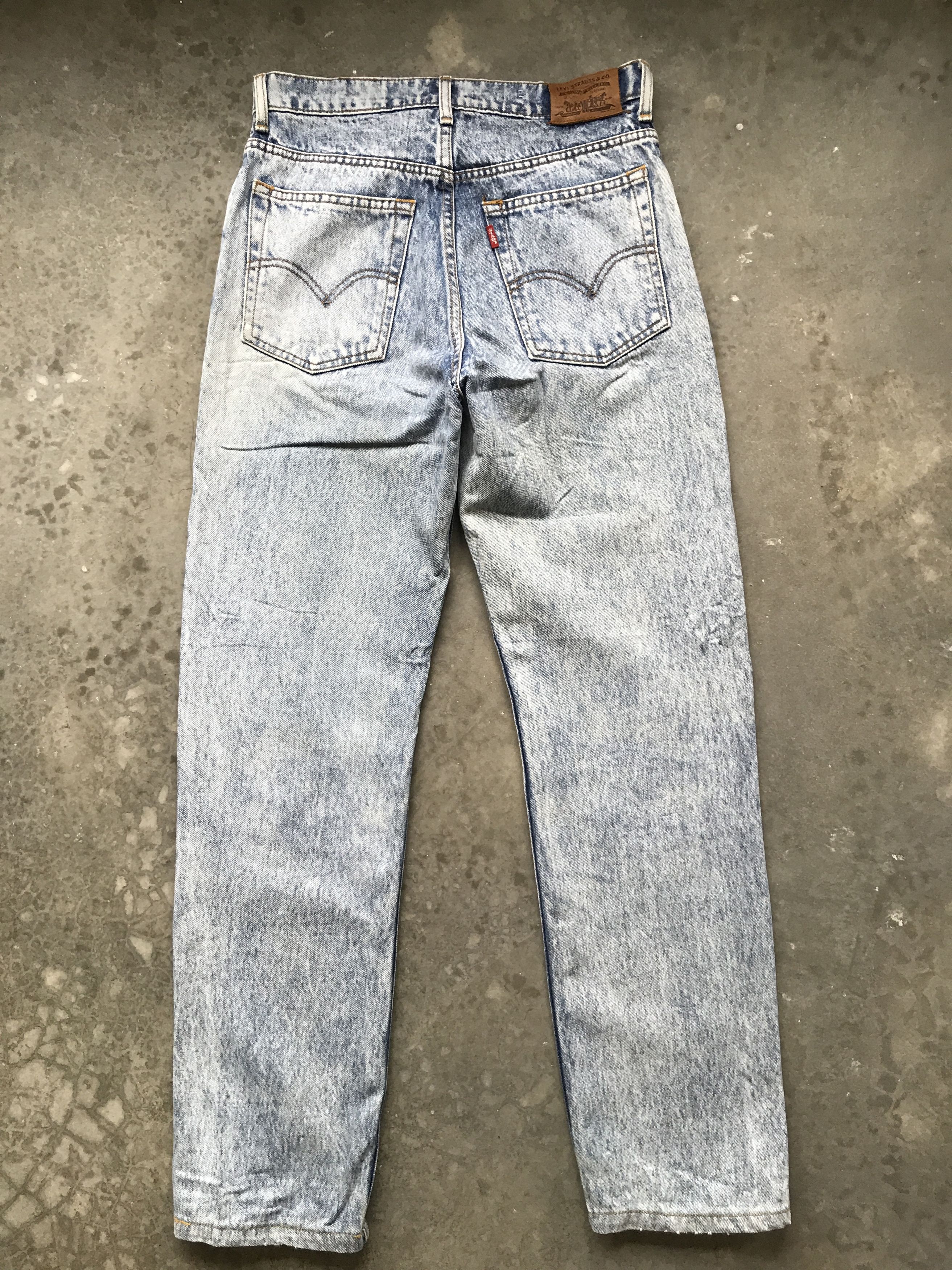 Levi's × Vintage VLEV19 - Levis Acid Washed Denim Size US 28 / EU 44 - 7 Thumbnail