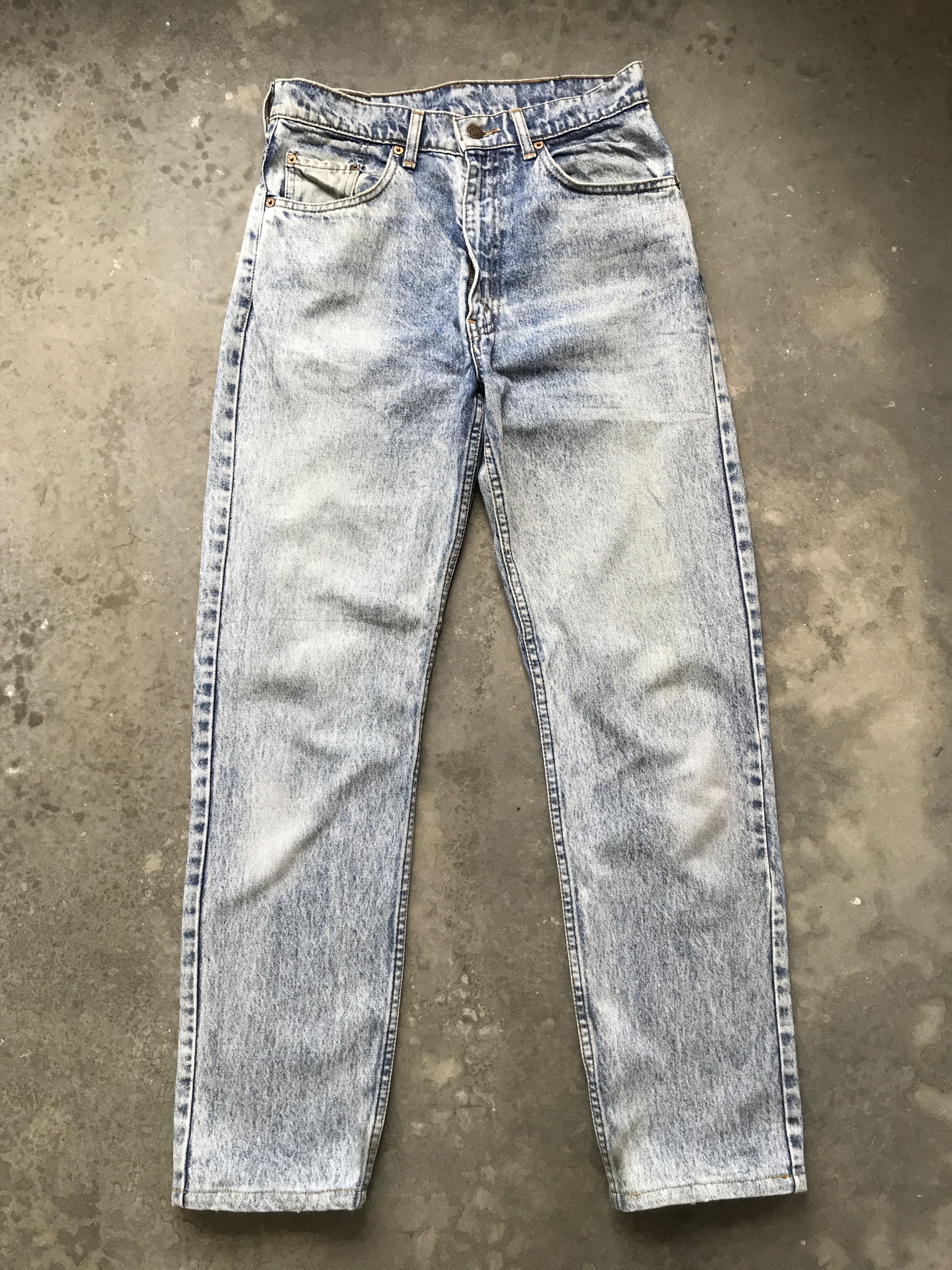 Levi's × Vintage VLEV19 - Levis Acid Washed Denim Size US 28 / EU 44 - 1 Thumbnail