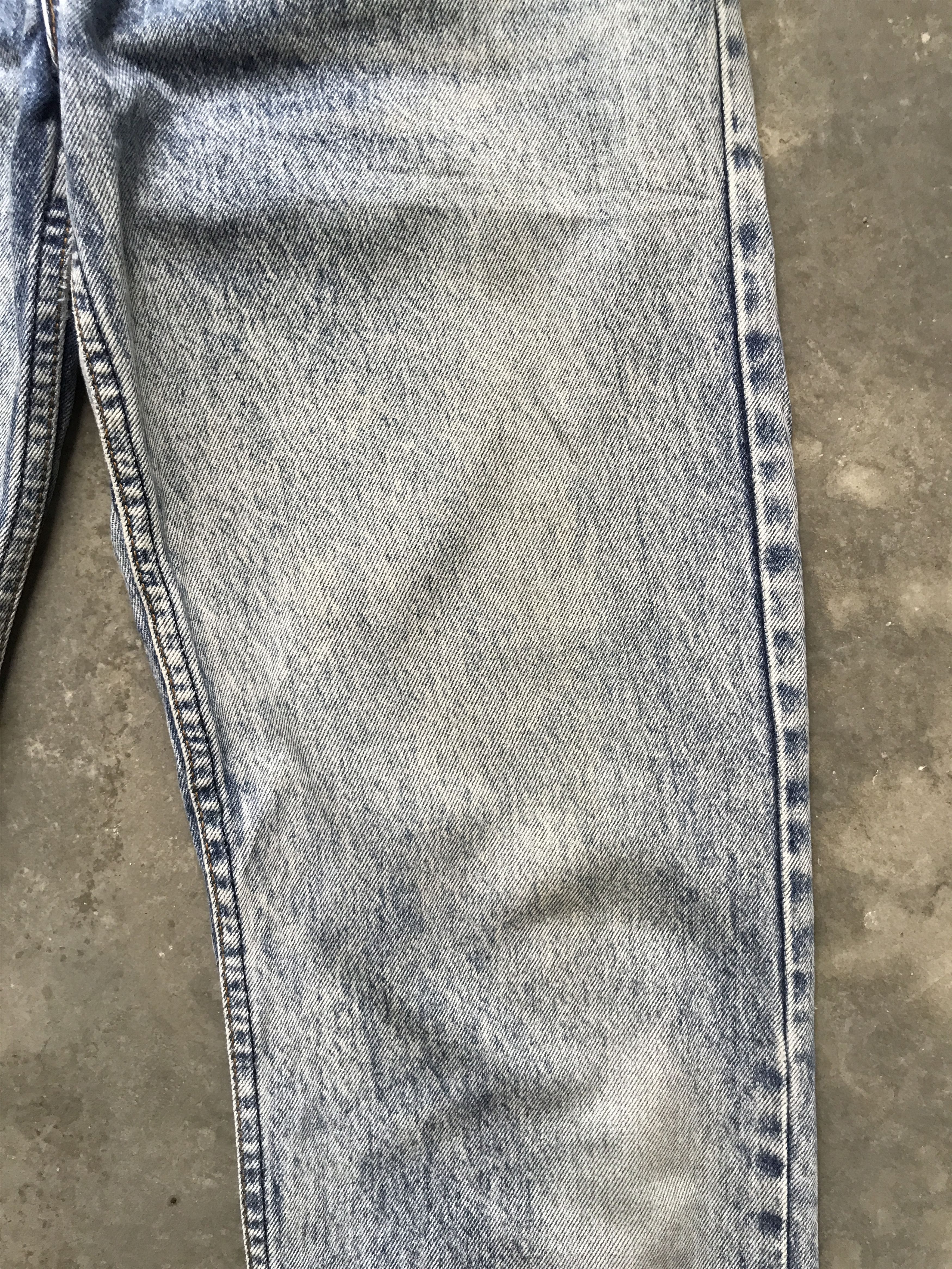 Levi's × Vintage VLEV19 - Levis Acid Washed Denim Size US 28 / EU 44 - 4 Thumbnail