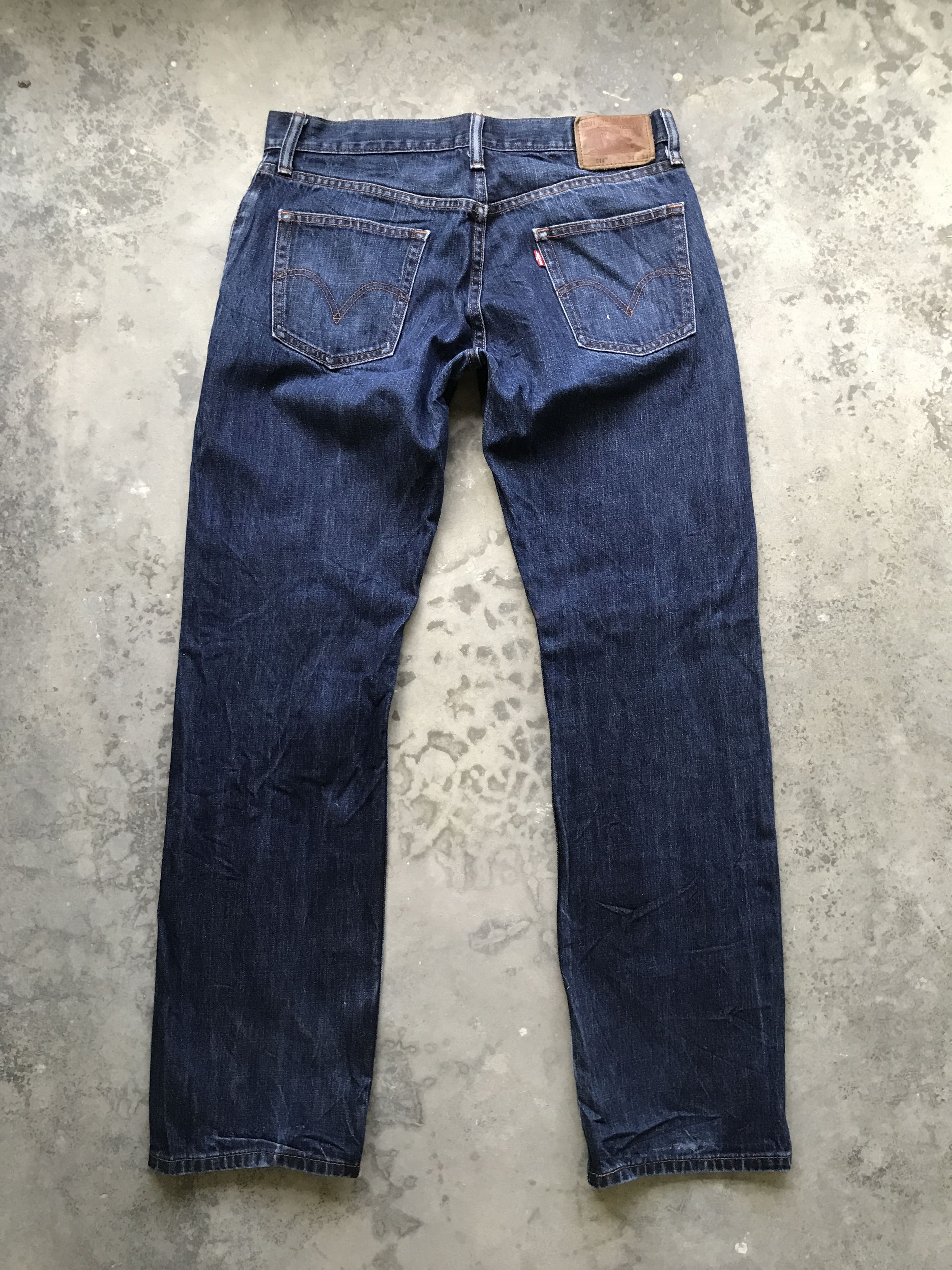 Levi's VLEV55 - Levis 514 Slim Straight Medium Wash Jeans Size US 33 - 10 Thumbnail