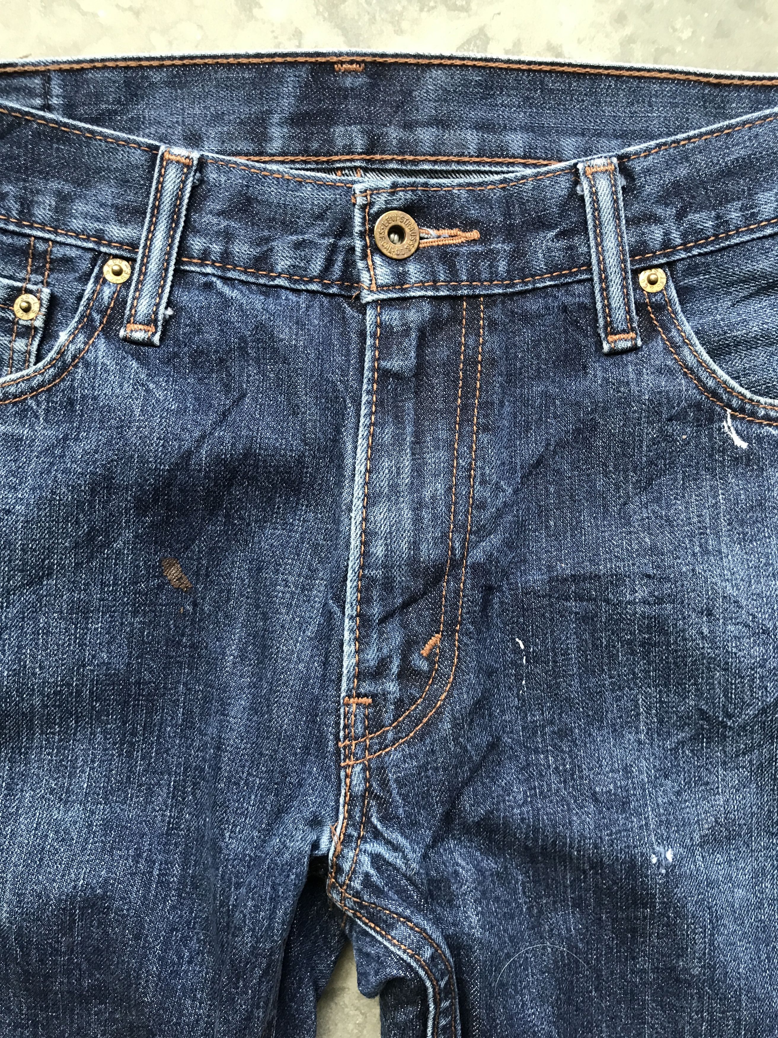 Levi's VLEV55 - Levis 514 Slim Straight Medium Wash Jeans Size US 33 - 6 Thumbnail