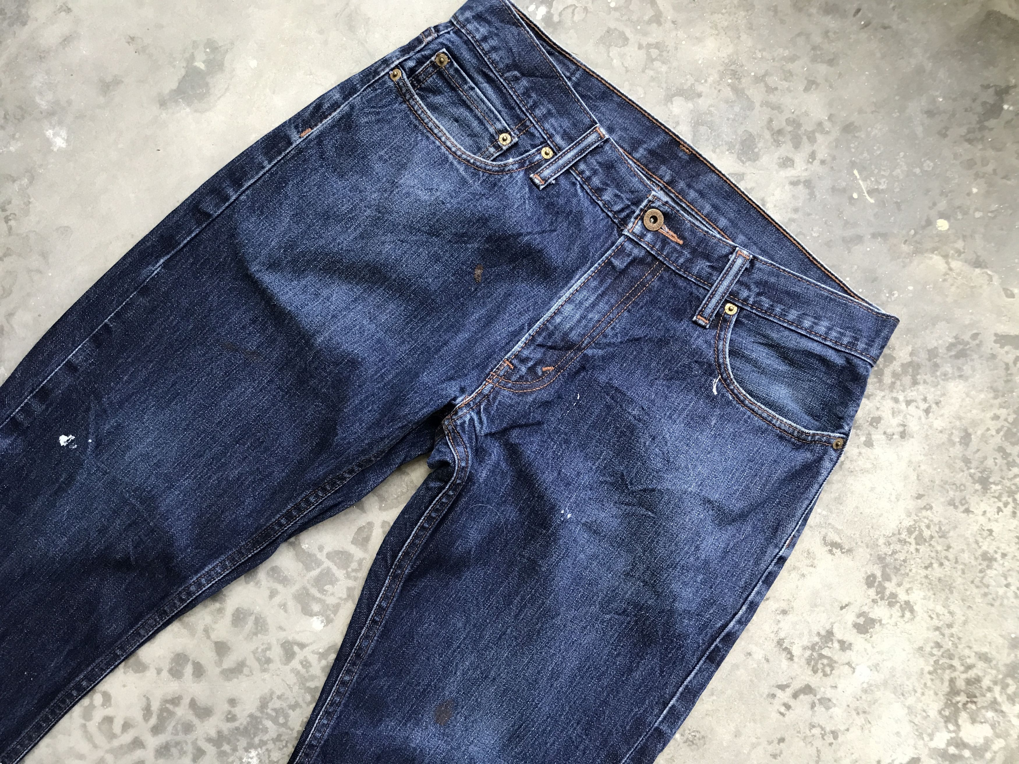 Levi's VLEV55 - Levis 514 Slim Straight Medium Wash Jeans Size US 33 - 2 Thumbnail