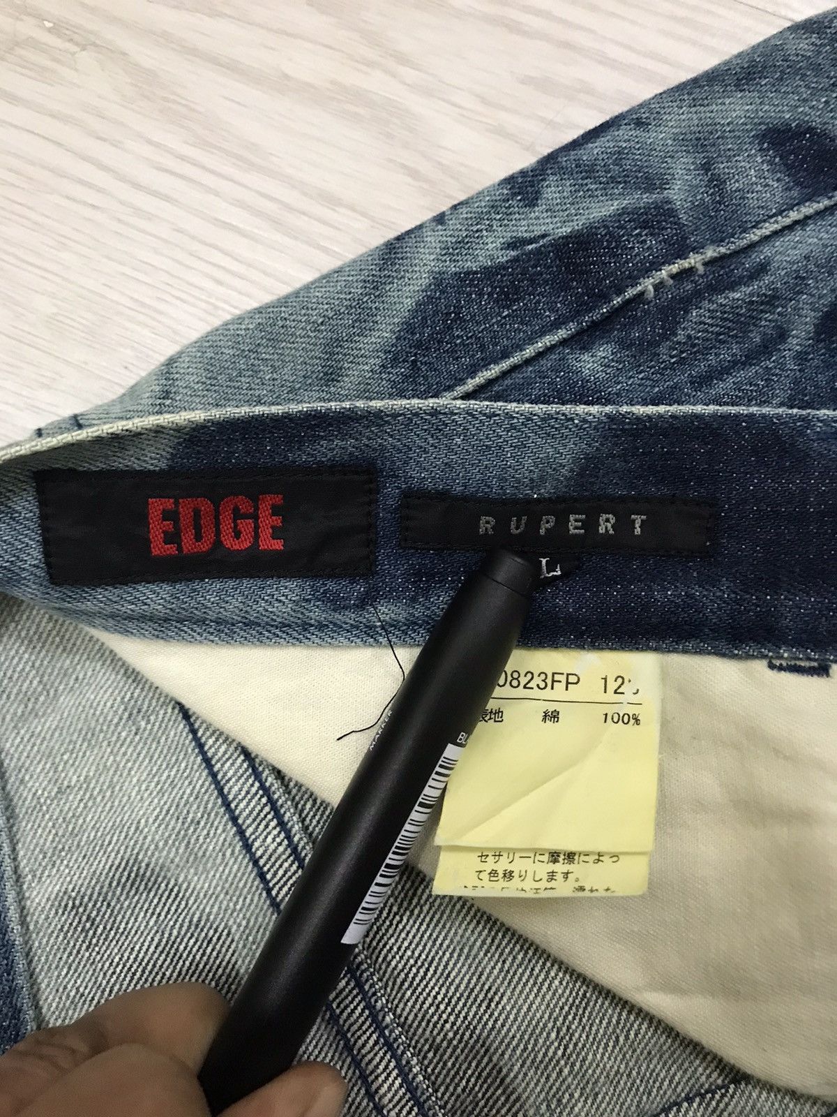 Japanese Brand × Vintage Vintage Edge Rupert Japan Asid Wash Flared Jeans Size US 33 - 11 Thumbnail