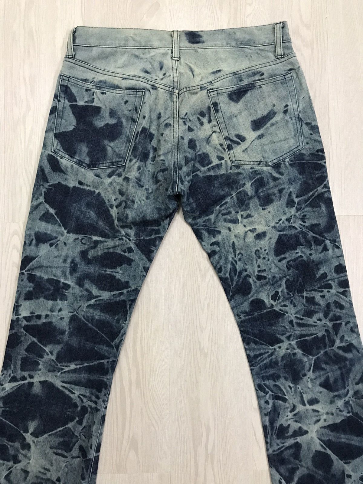 Japanese Brand × Vintage Vintage Edge Rupert Japan Asid Wash Flared Jeans Size US 33 - 7 Thumbnail