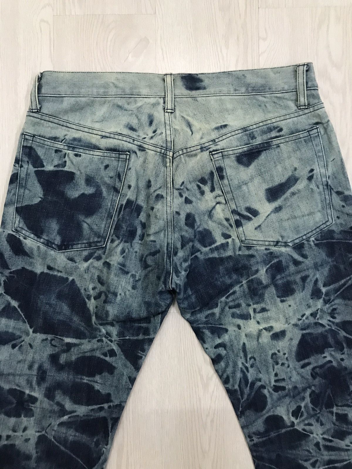 Japanese Brand × Vintage Vintage Edge Rupert Japan Asid Wash Flared Jeans Size US 33 - 8 Thumbnail