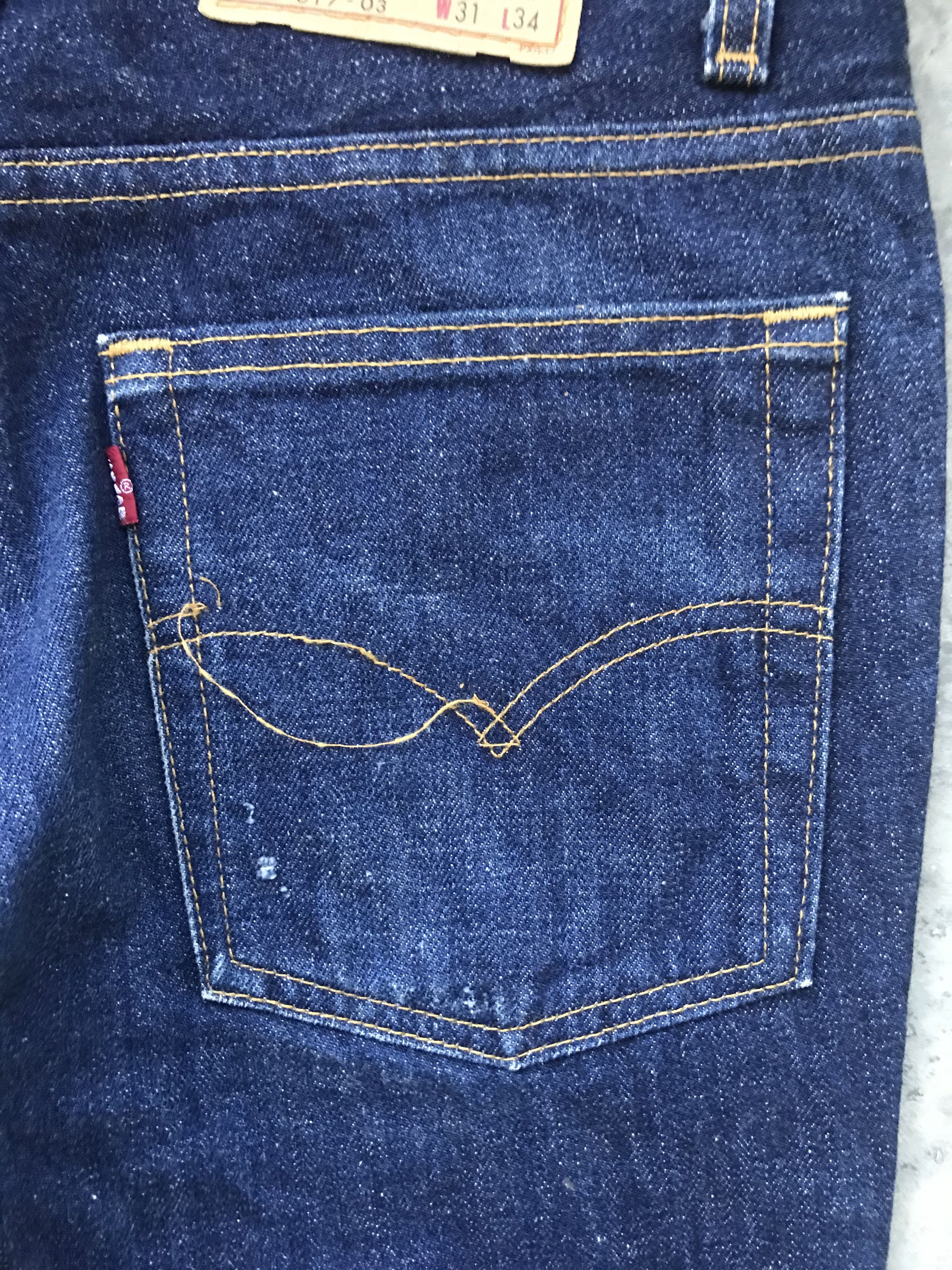 Levi's VLEV2 - Vintage Flare 90s Levis 517 Jeans Size US 29 - 14 Thumbnail