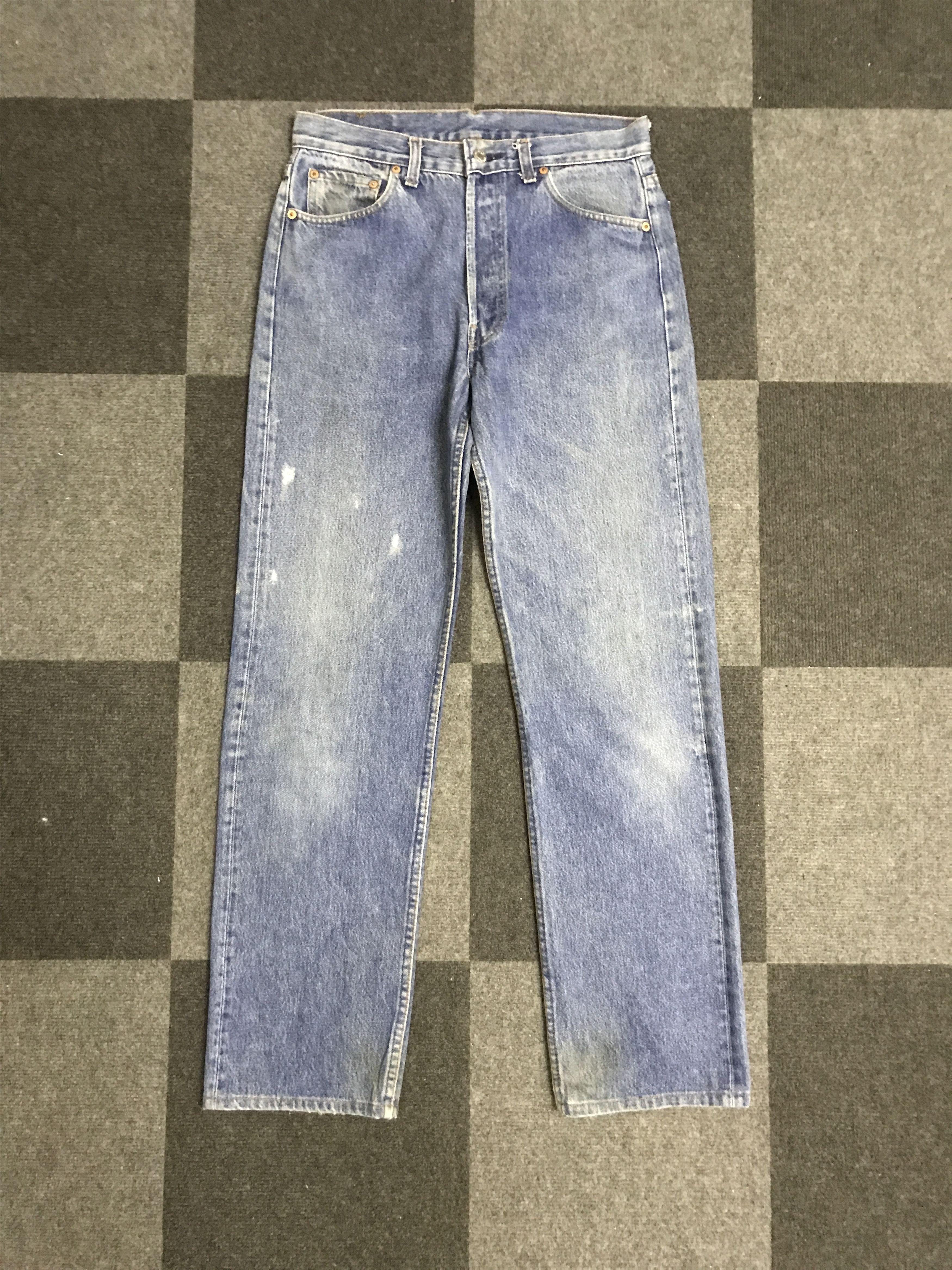 Levi's VLEV133-Vtg Levis 501xx Medium Wash Jeans Size US 29 - 1 Thumbnail