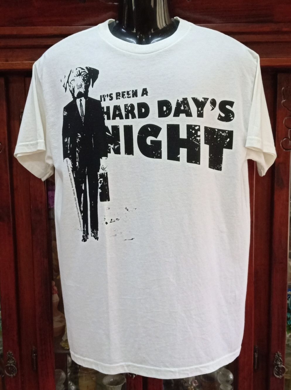 Band Tees Vintage 90s The Beatles : A Hard Day's Night T-shirt Size US M / EU 48-50 / 2 - 1 Thumbnail