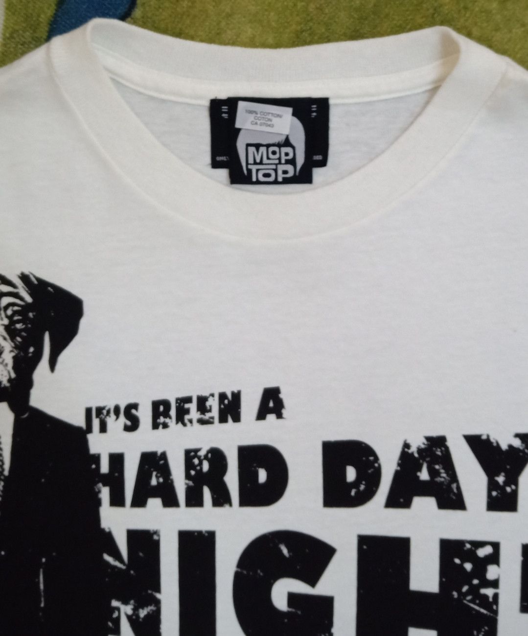 Band Tees Vintage 90s The Beatles : A Hard Day's Night T-shirt Size US M / EU 48-50 / 2 - 5 Thumbnail