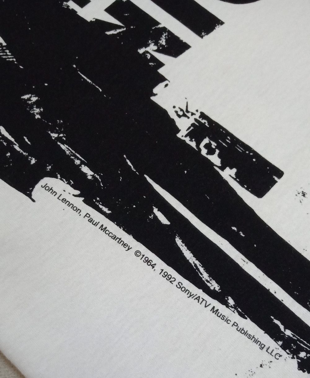 Band Tees Vintage 90s The Beatles : A Hard Day's Night T-shirt Size US M / EU 48-50 / 2 - 4 Thumbnail