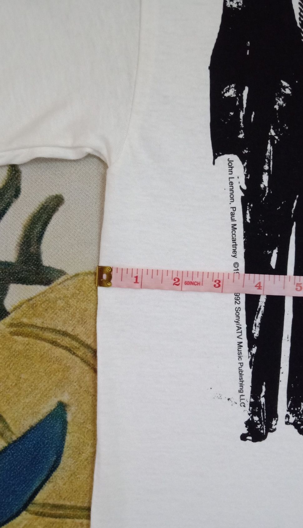 Band Tees Vintage 90s The Beatles : A Hard Day's Night T-shirt Size US M / EU 48-50 / 2 - 8 Thumbnail