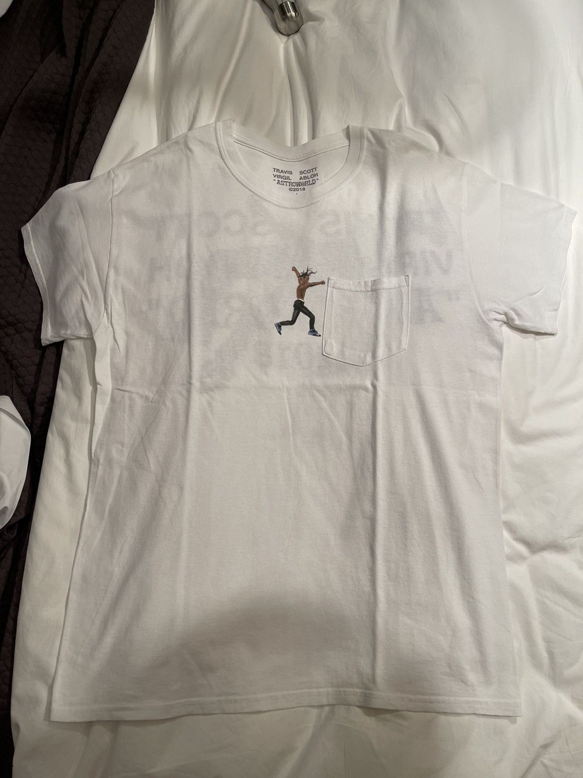 Travis Scott × Virgil Abloh Travis Scott x Virgil Abloh Astroworld Tour 2018 T-shirt Size US L / EU 52-54 / 3 - 1 Thumbnail