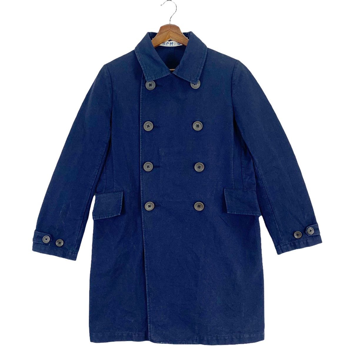 45rpm × Japanese Brand Japanese Brand 45rpm Japan Cotton Denim Long Coat Size US L / EU 52-54 / 3 - 1 Thumbnail