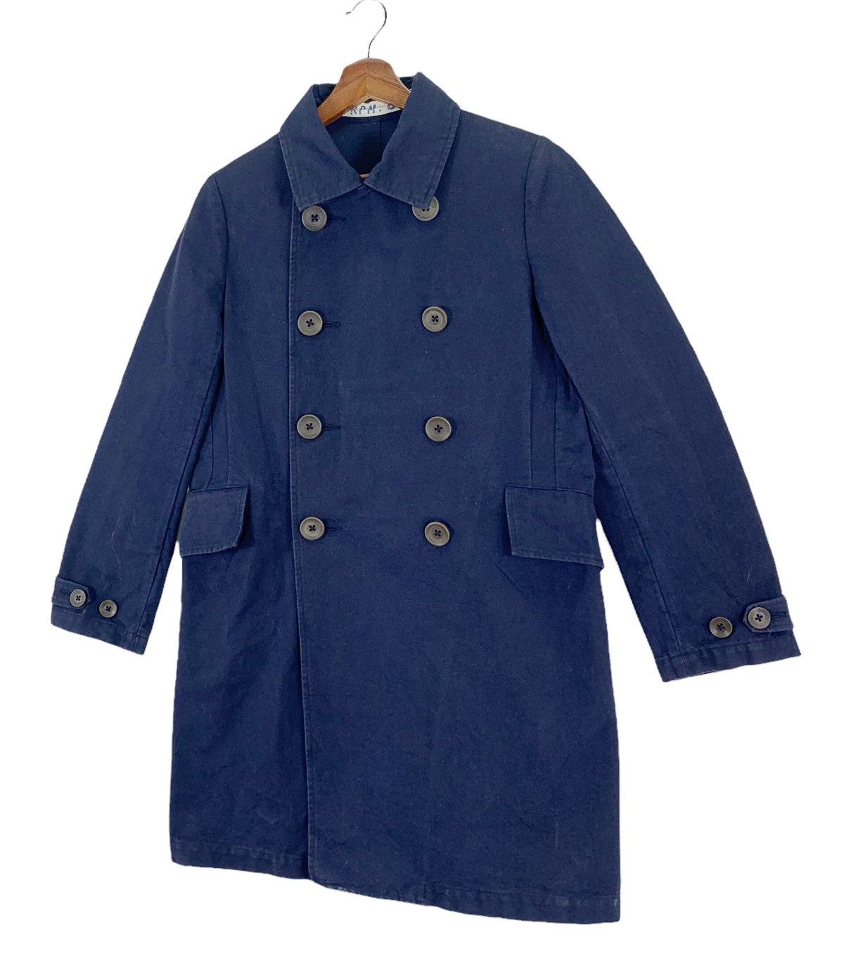 45rpm × Japanese Brand Japanese Brand 45rpm Japan Cotton Denim Long Coat Size US L / EU 52-54 / 3 - 2 Thumbnail