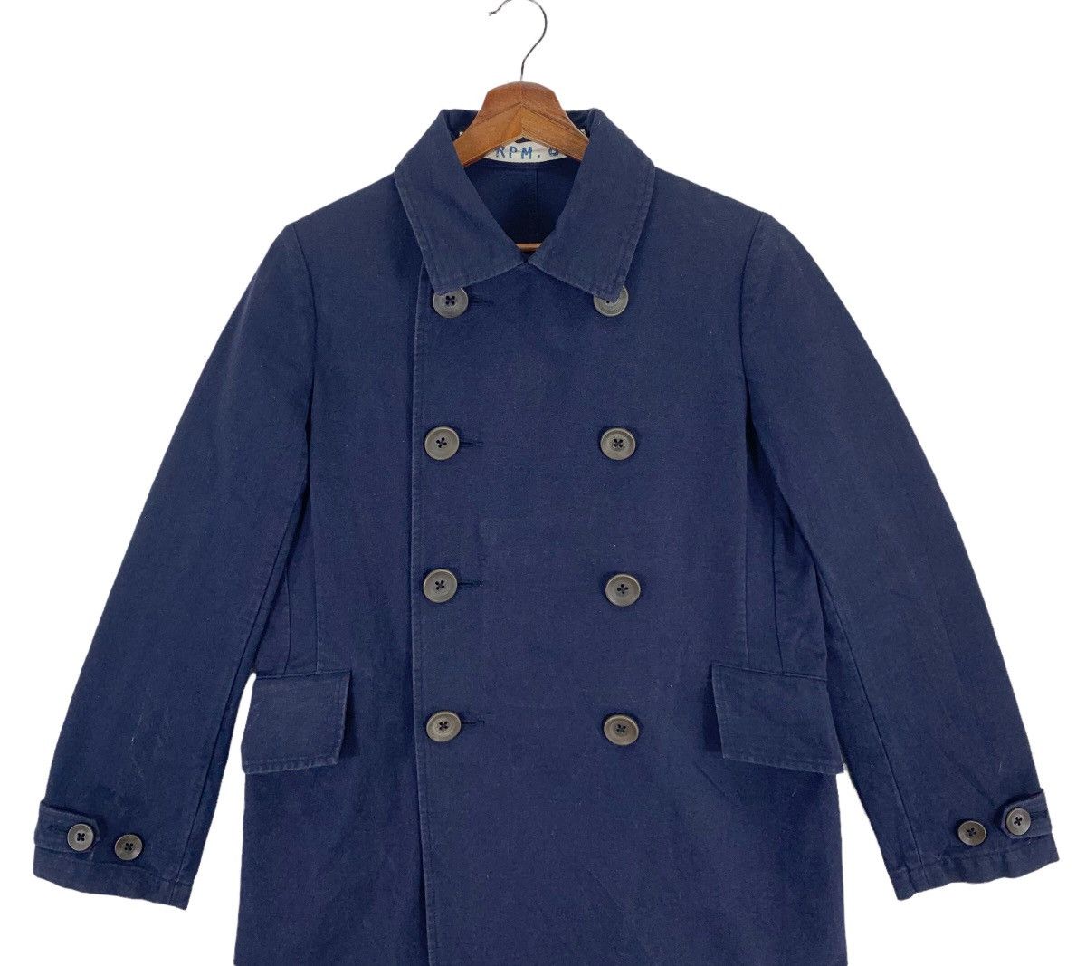 45rpm × Japanese Brand Japanese Brand 45rpm Japan Cotton Denim Long Coat Size US L / EU 52-54 / 3 - 4 Thumbnail