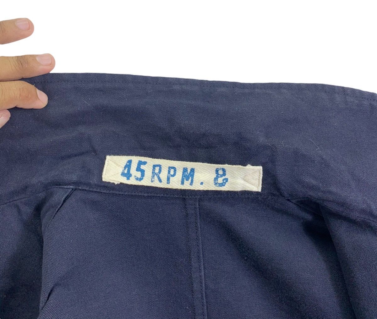 45rpm × Japanese Brand Japanese Brand 45rpm Japan Cotton Denim Long Coat Size US L / EU 52-54 / 3 - 12 Thumbnail